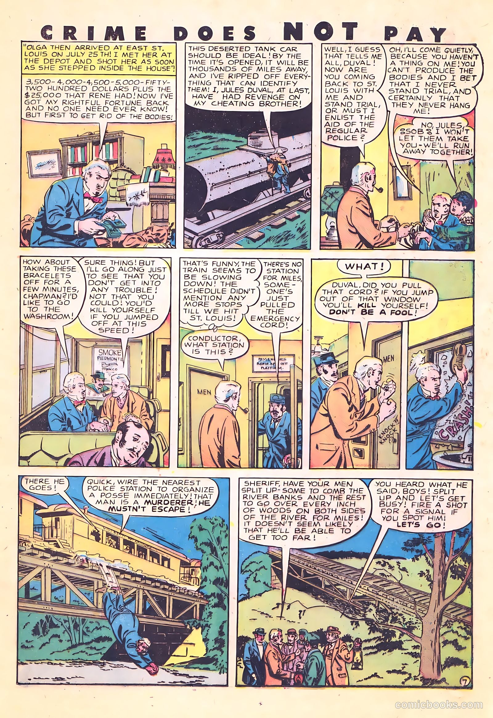 Crime Does Not Pay #70 (1948) — page 21 of 53