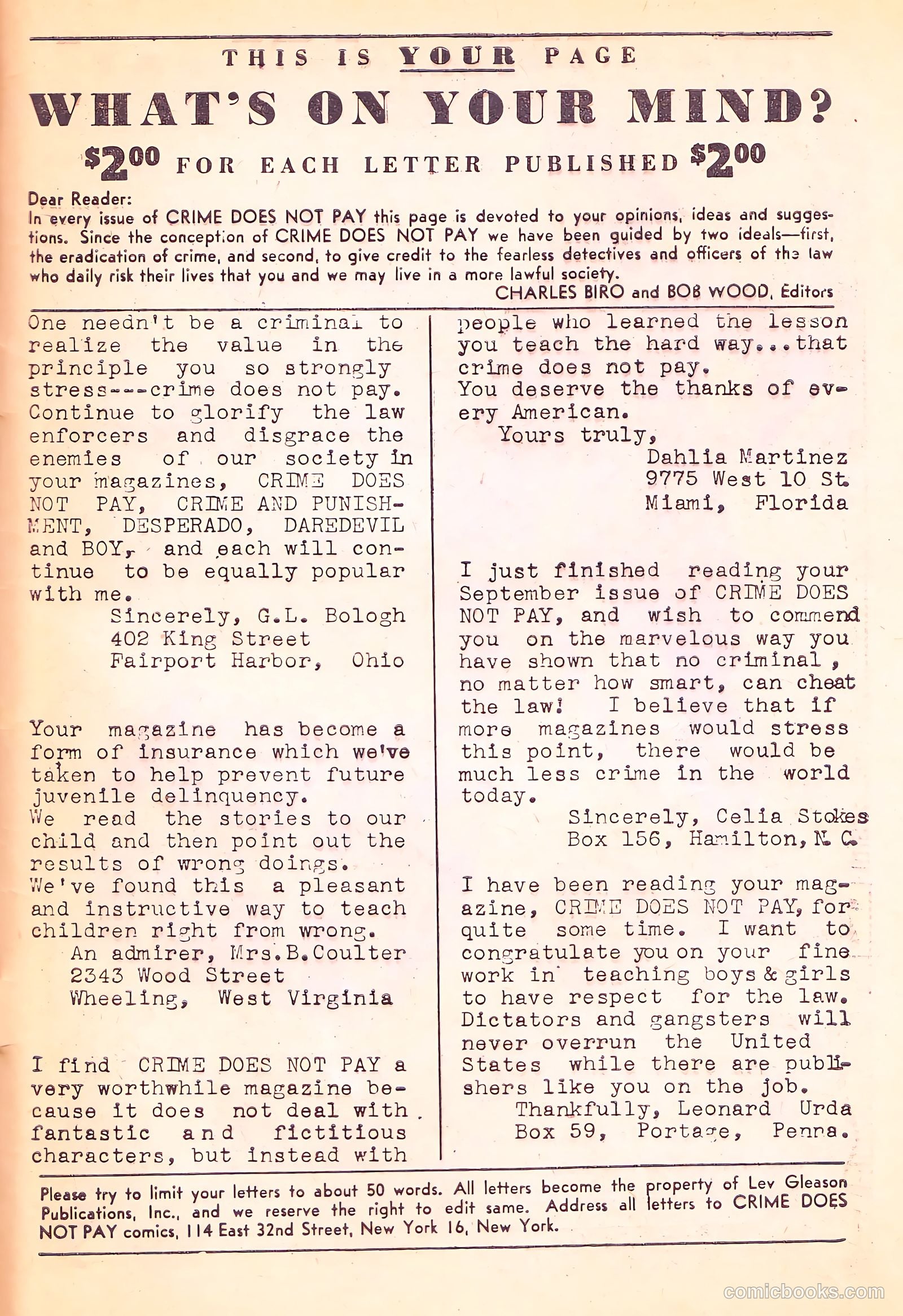 Crime Does Not Pay #70 (1948) — page 50 of 53