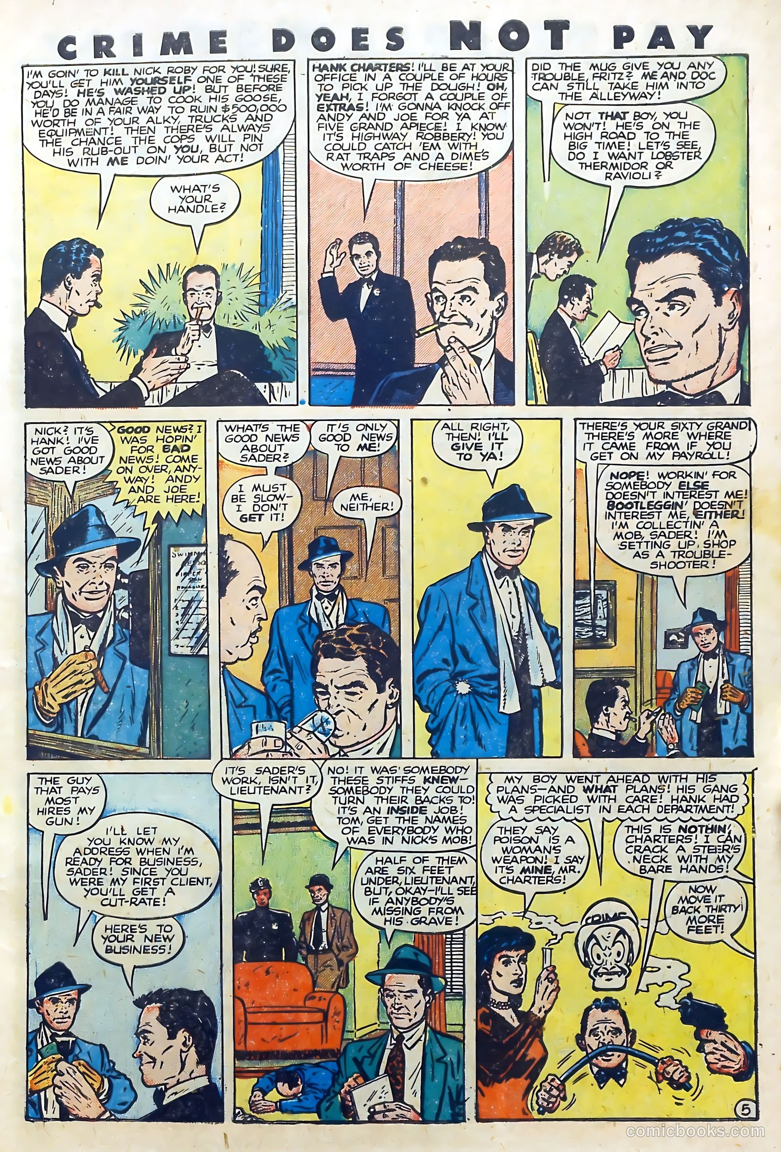 Crime Does Not Pay #71 (1949) — page 7 of 53