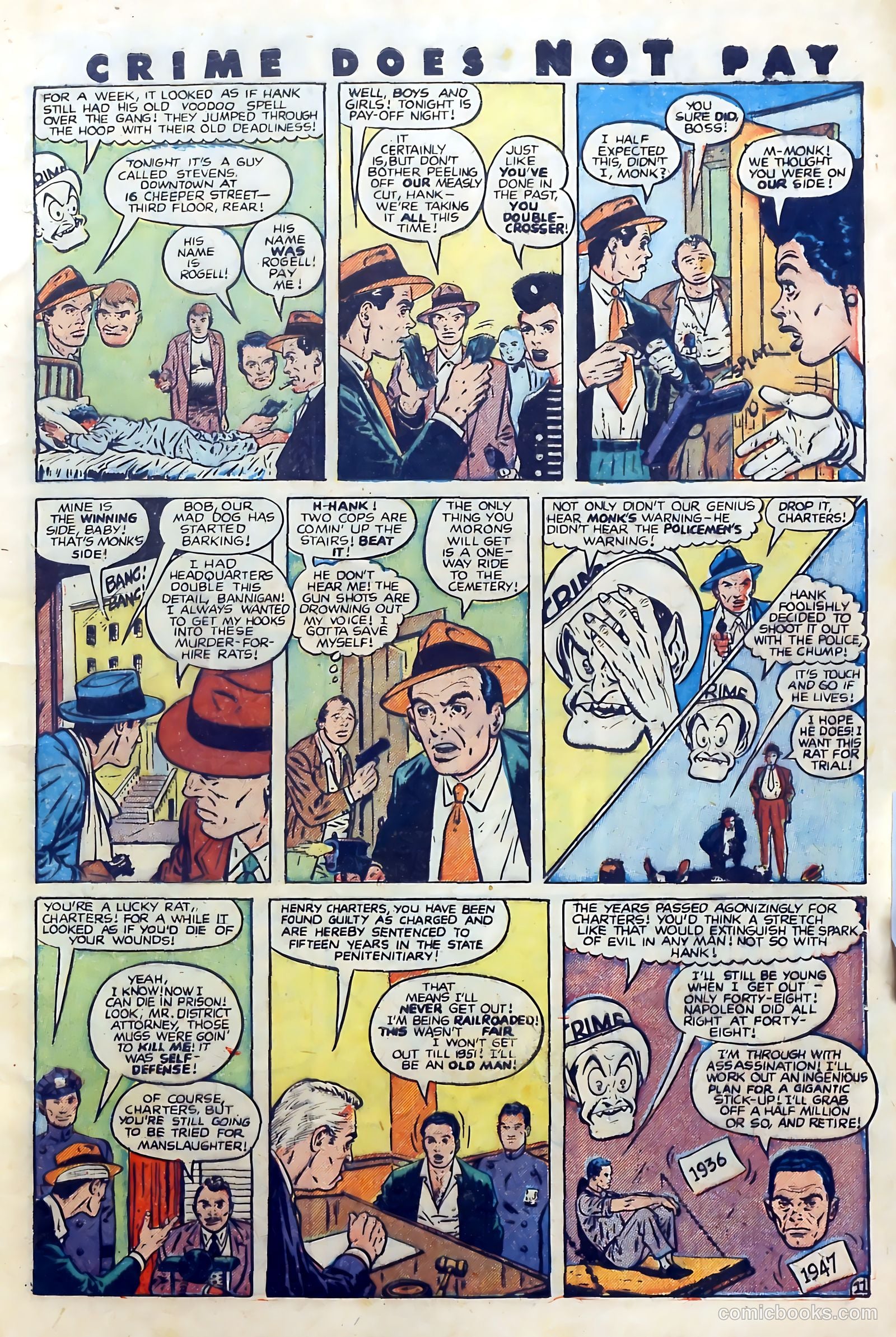 Crime Does Not Pay #71 (1949) — page 13 of 53