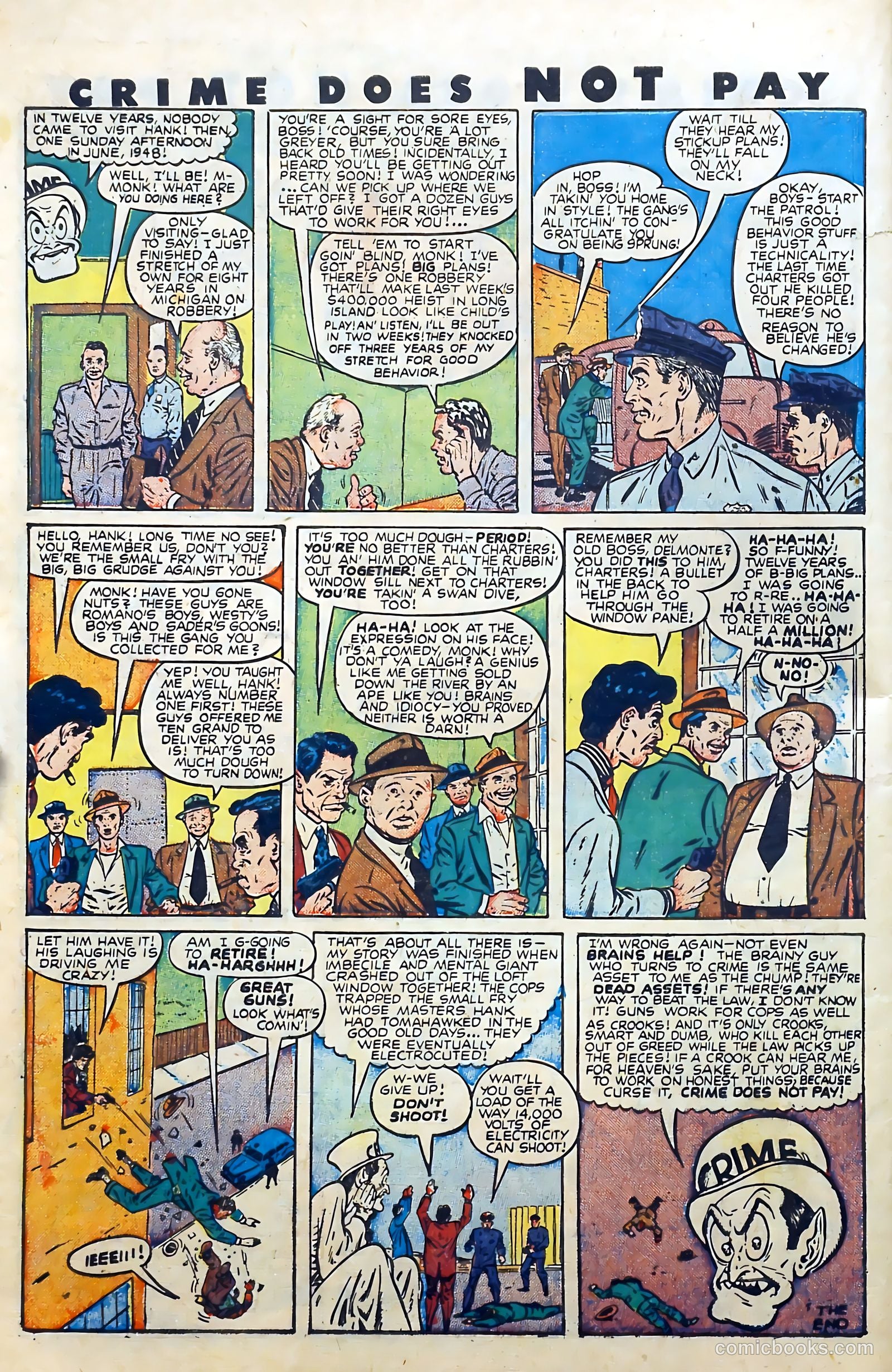 Crime Does Not Pay #71 (1949) — page 14 of 53