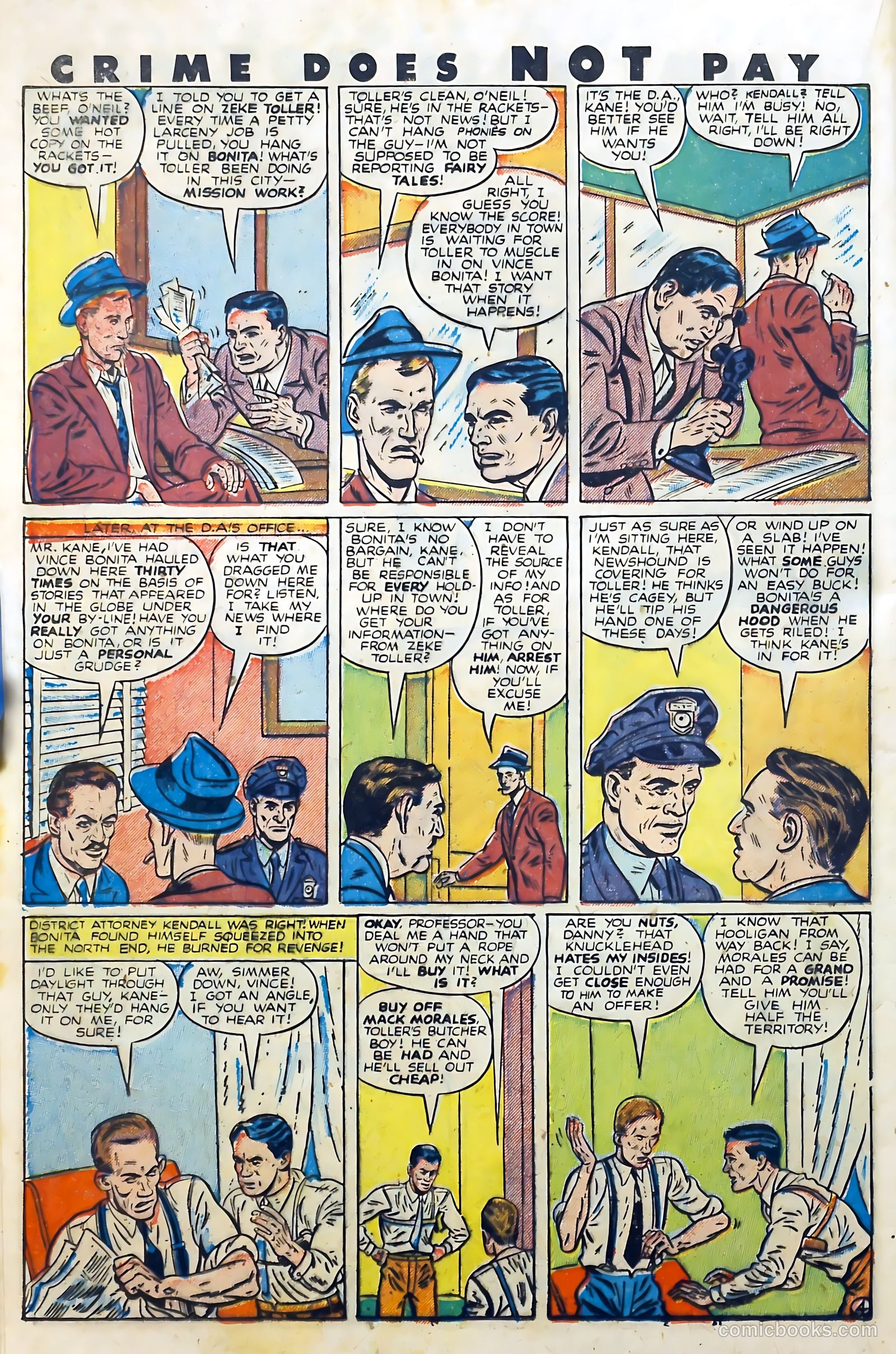 Crime Does Not Pay #71 (1949) — page 20 of 53