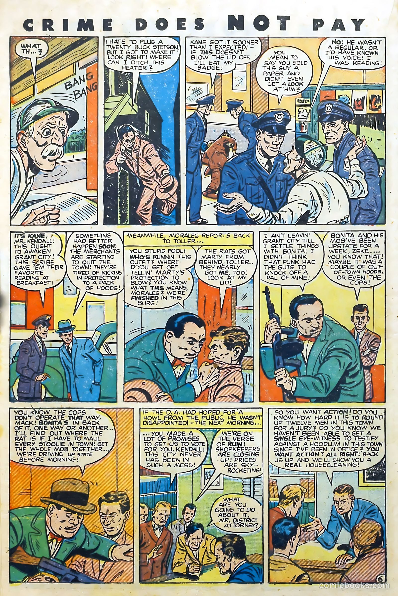 Crime Does Not Pay #71 (1949) — page 22 of 53