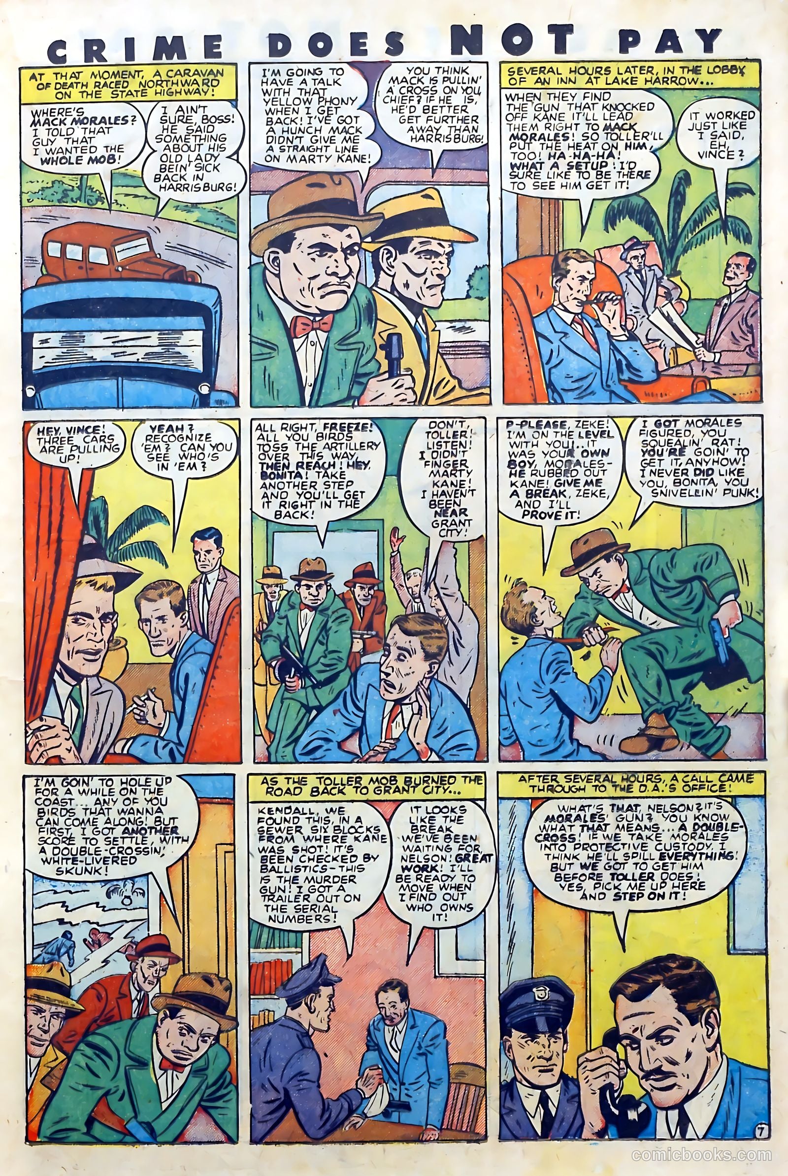 Crime Does Not Pay #71 (1949) — page 23 of 53