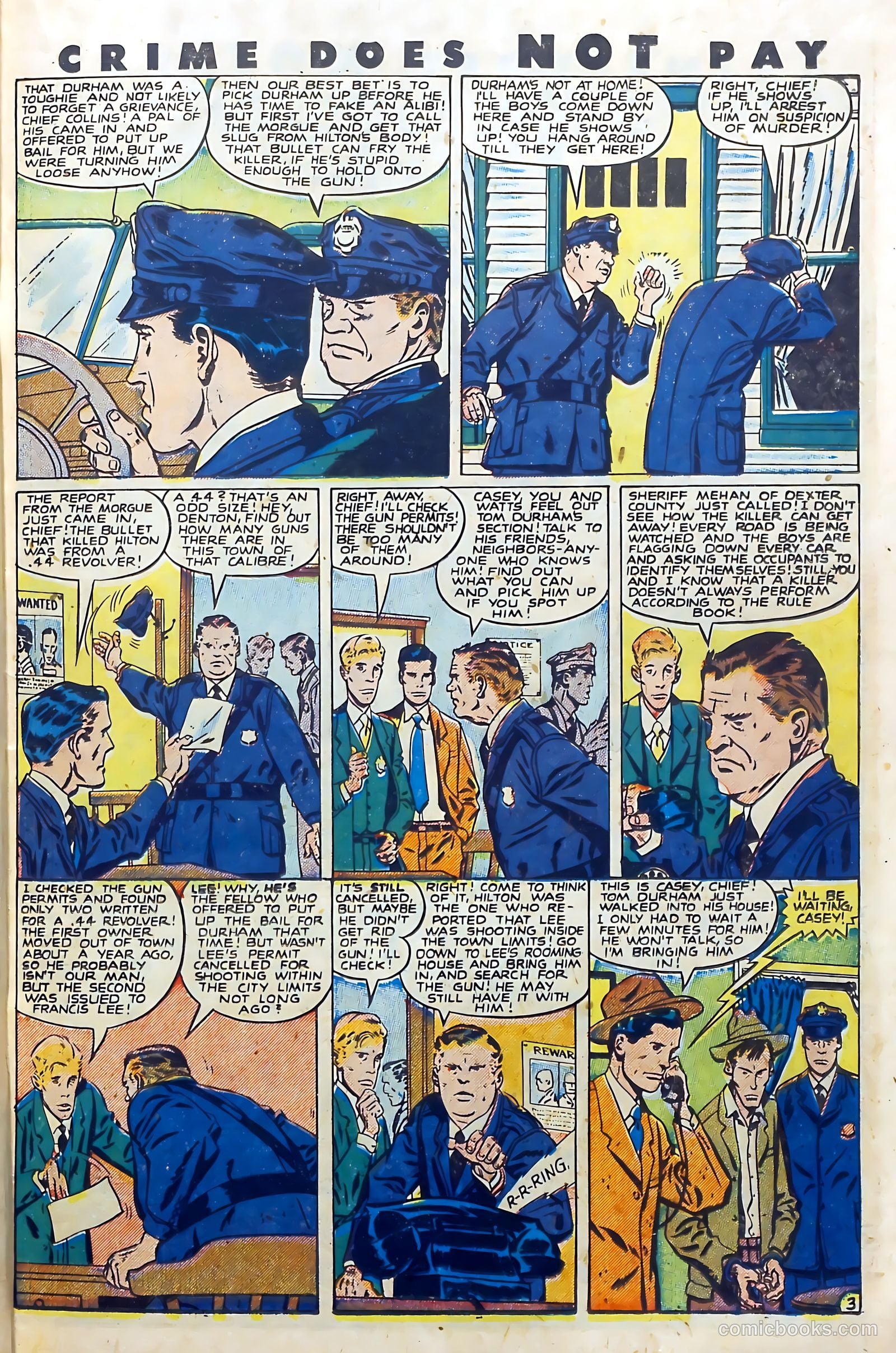 Crime Does Not Pay #71 (1949) — page 31 of 53