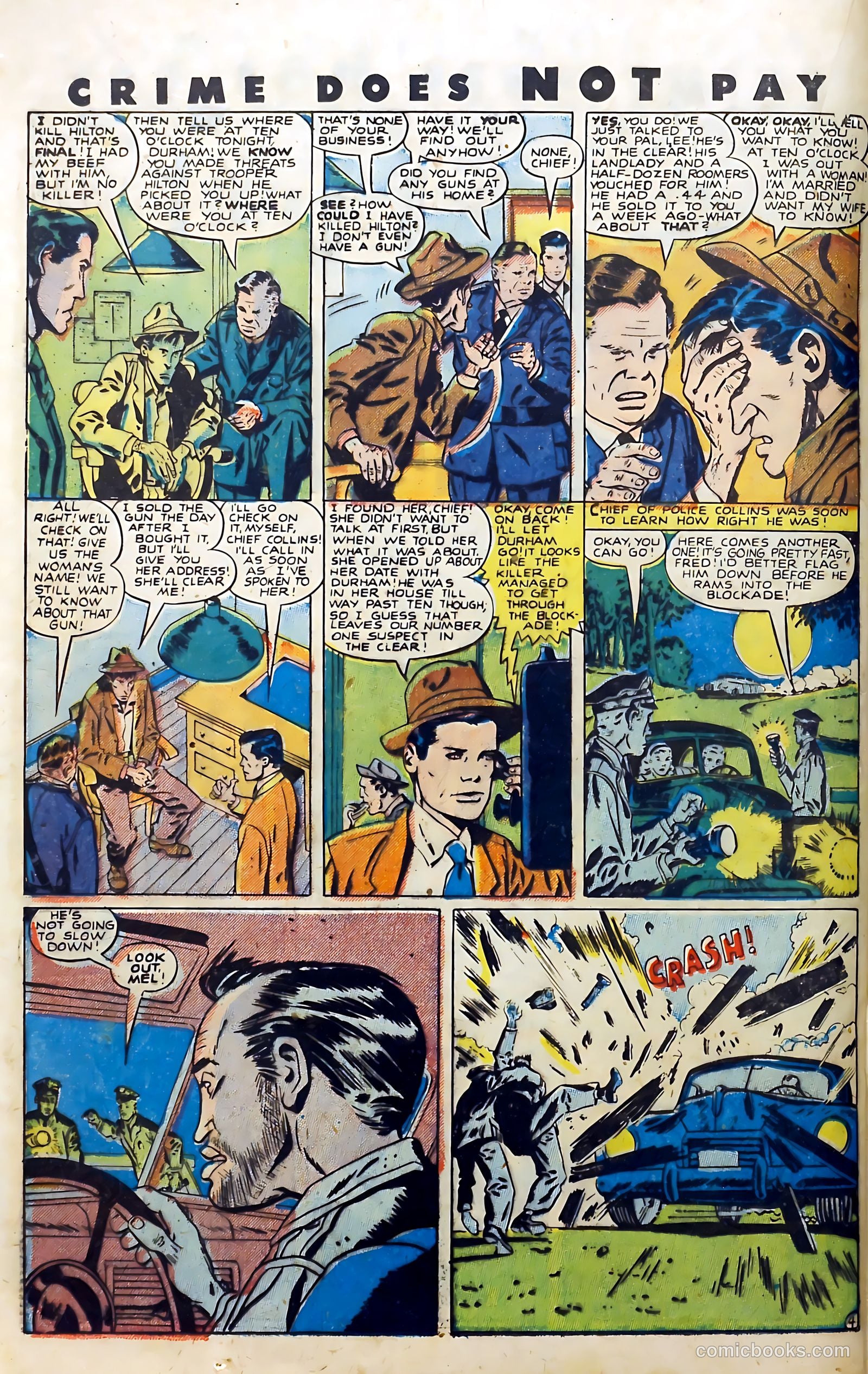 Crime Does Not Pay #71 (1949) — page 32 of 53