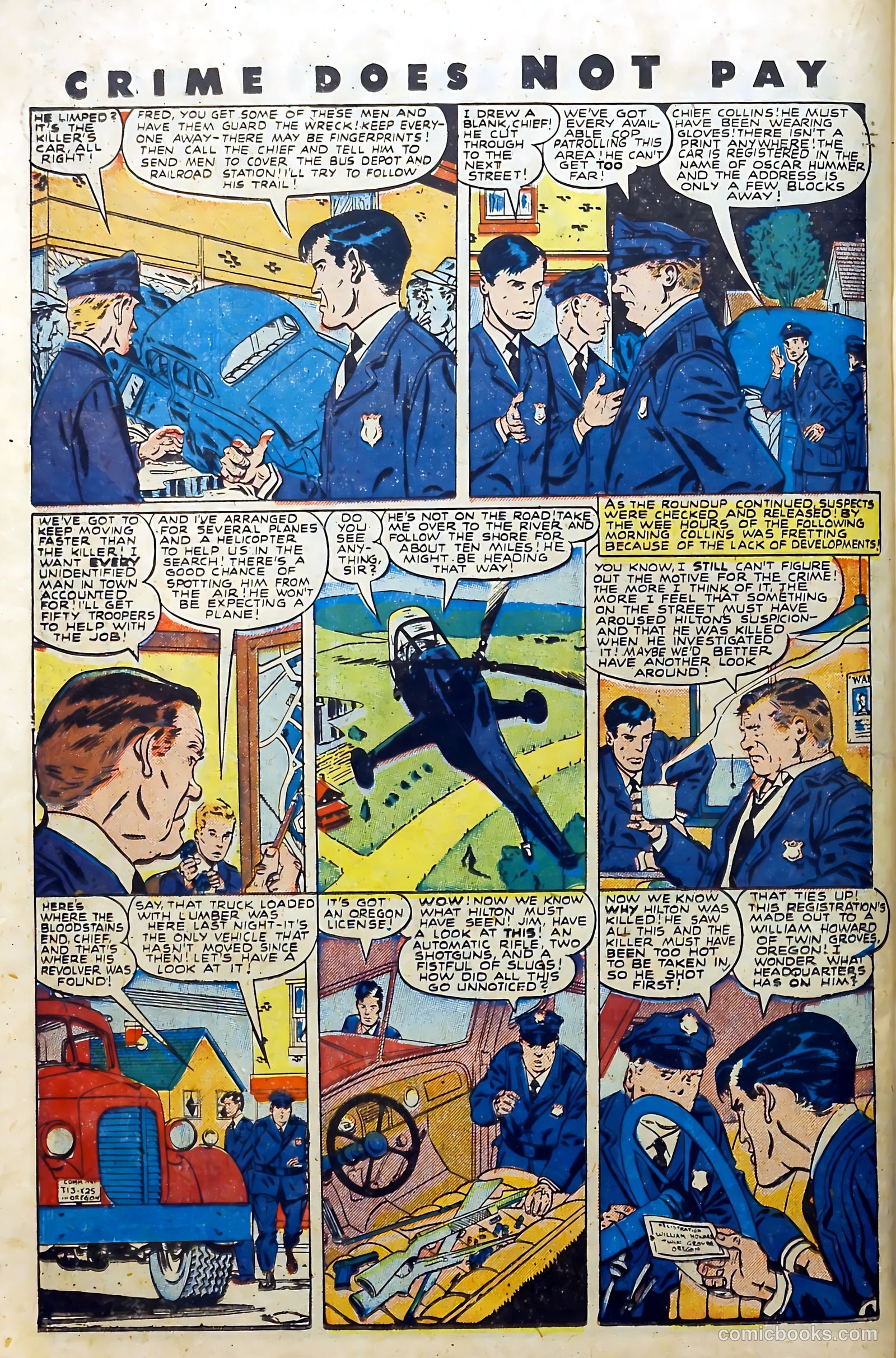 Crime Does Not Pay #71 (1949) — page 34 of 53