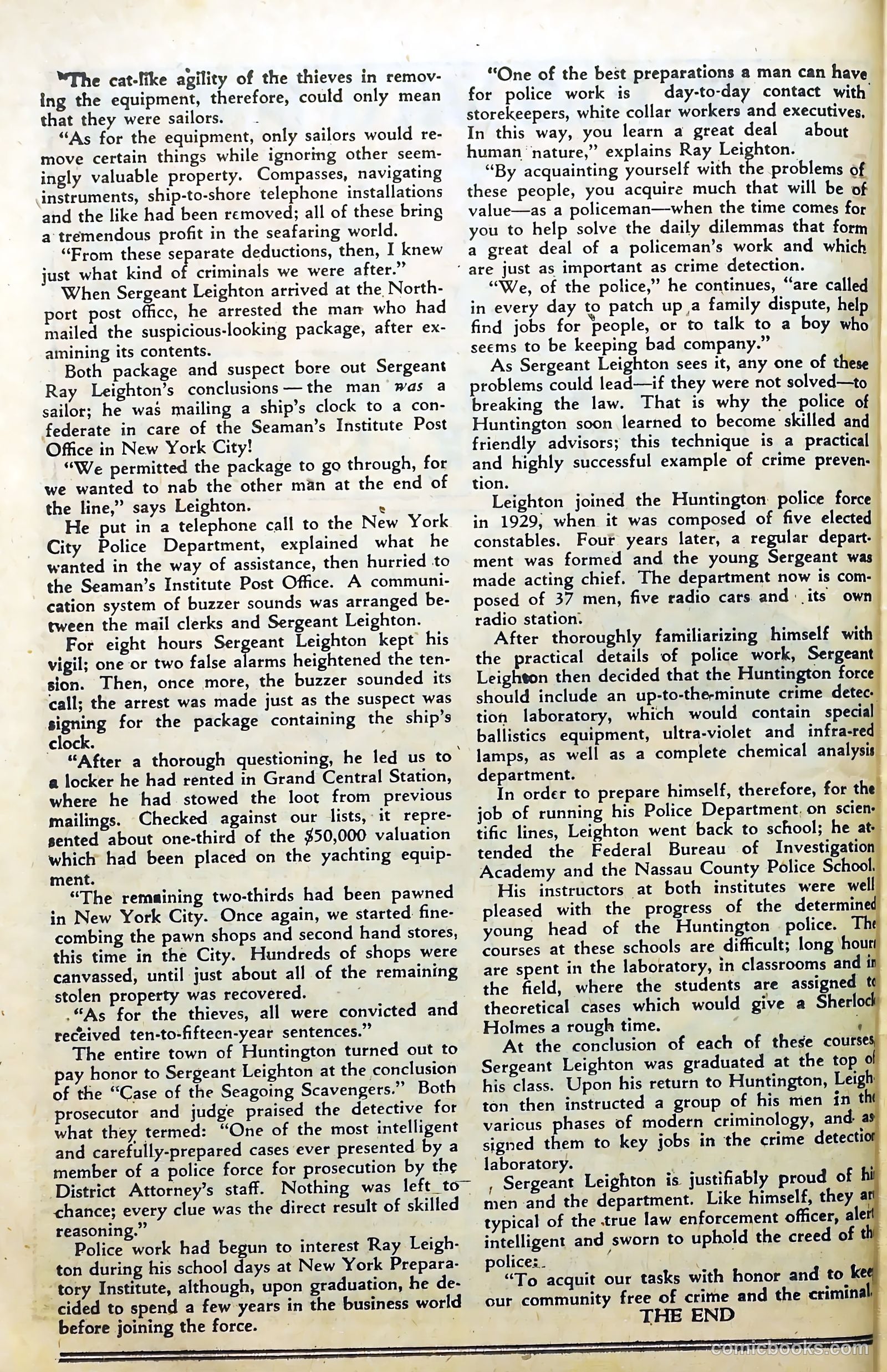 Crime Does Not Pay #71 (1949) — page 38 of 53