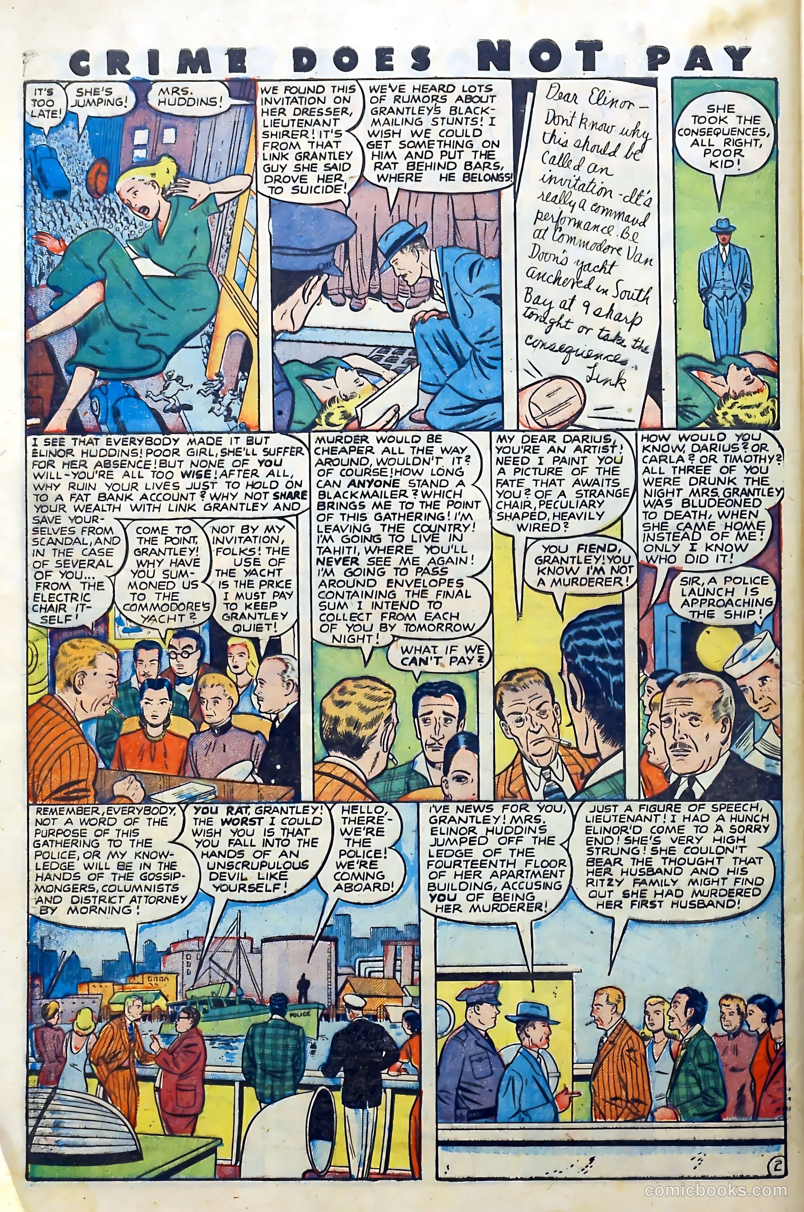 Crime Does Not Pay #71 (1949) — page 42 of 53