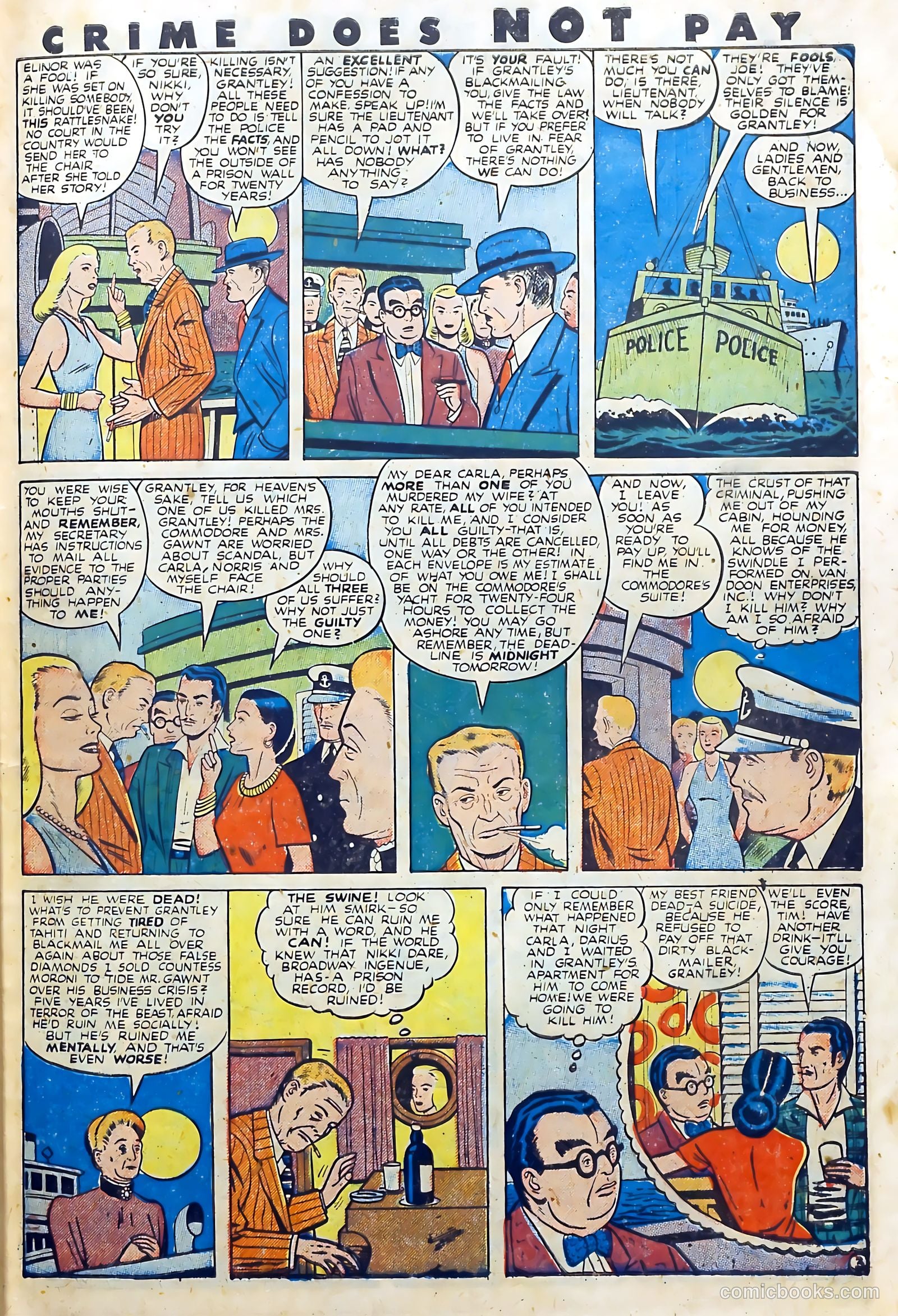 Crime Does Not Pay #71 (1949) — page 43 of 53
