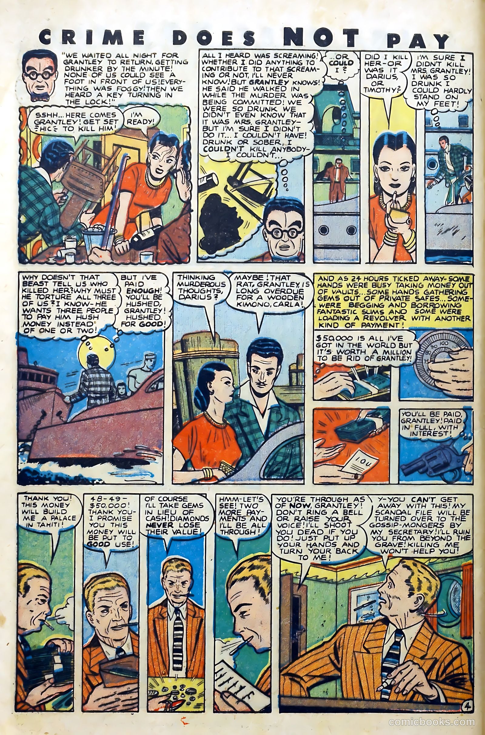 Crime Does Not Pay #71 (1949) — page 44 of 53
