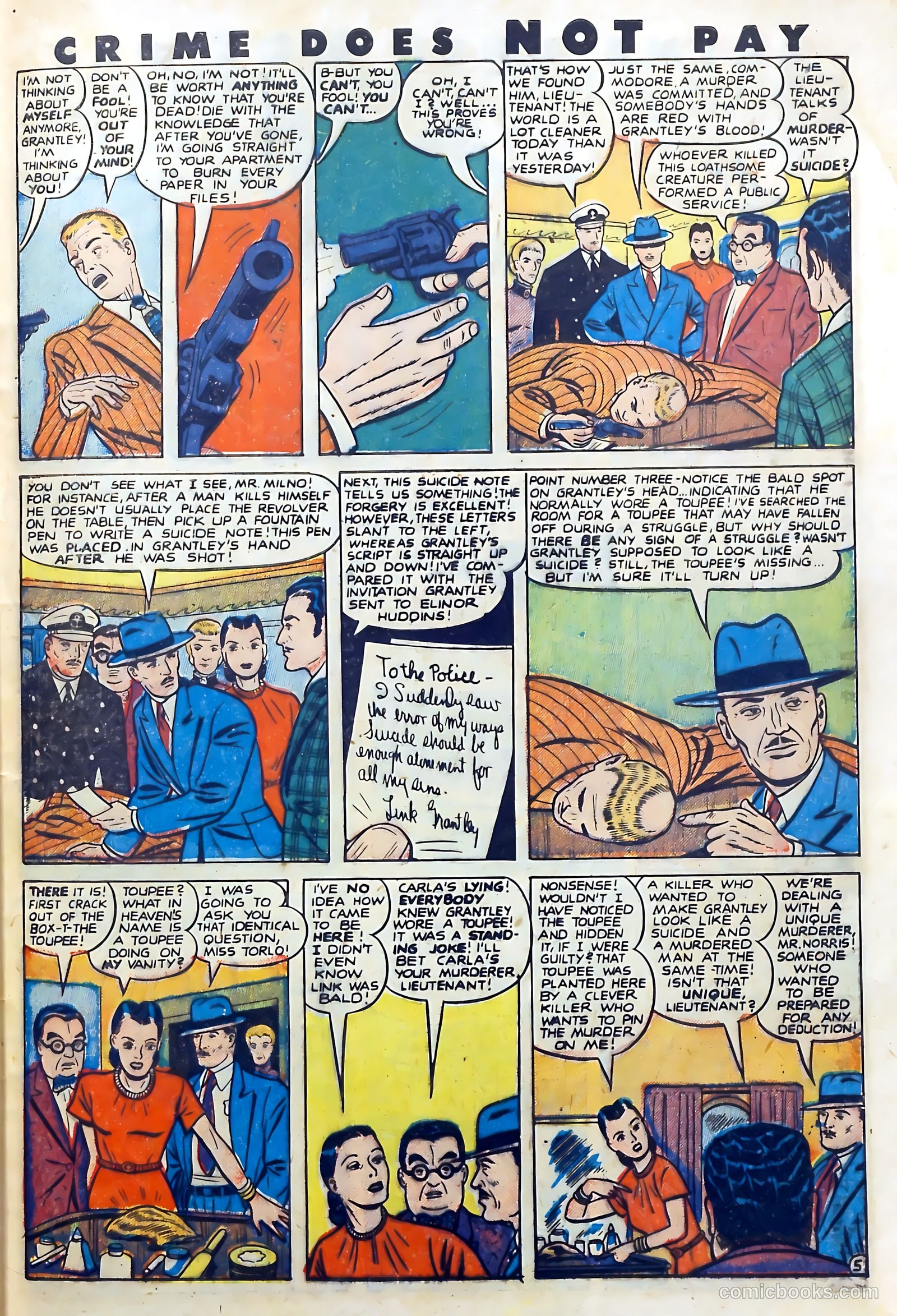 Crime Does Not Pay #71 (1949) — page 45 of 53
