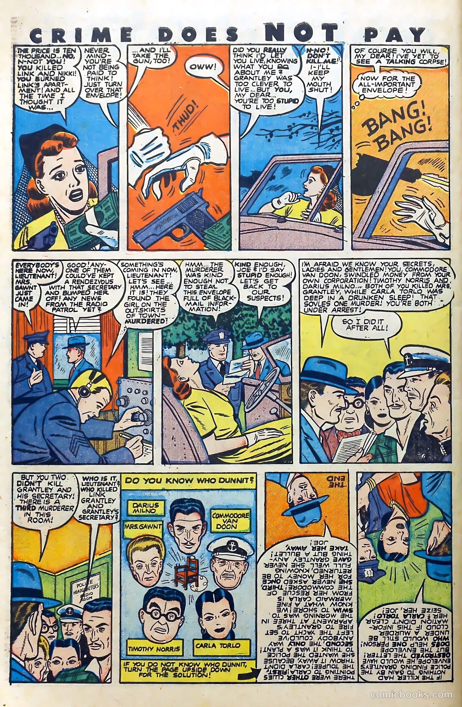 Crime Does Not Pay #71 (1949) — page 48 of 53
