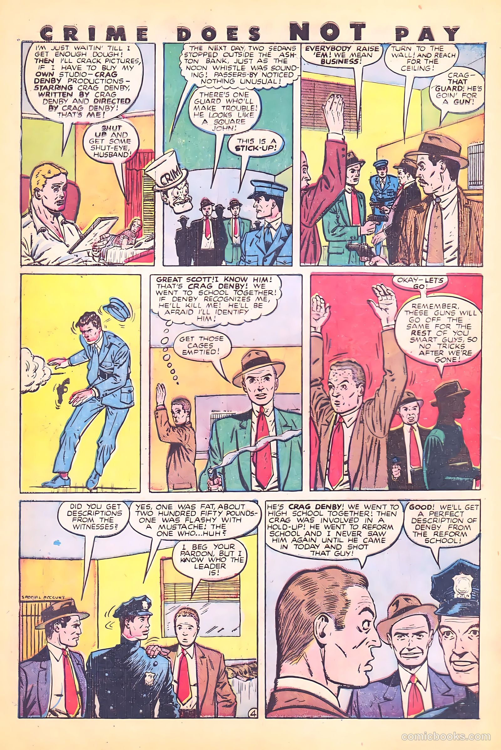 Crime Does Not Pay #72 (1949) — page 6 of 54