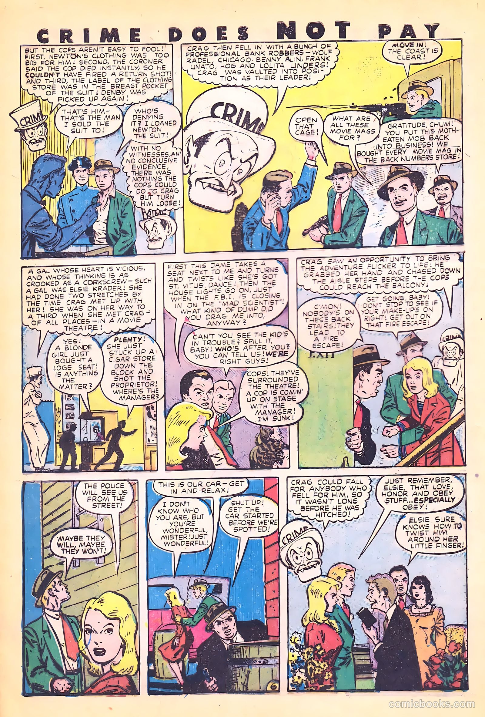 Crime Does Not Pay #72 (1949) — page 8 of 54