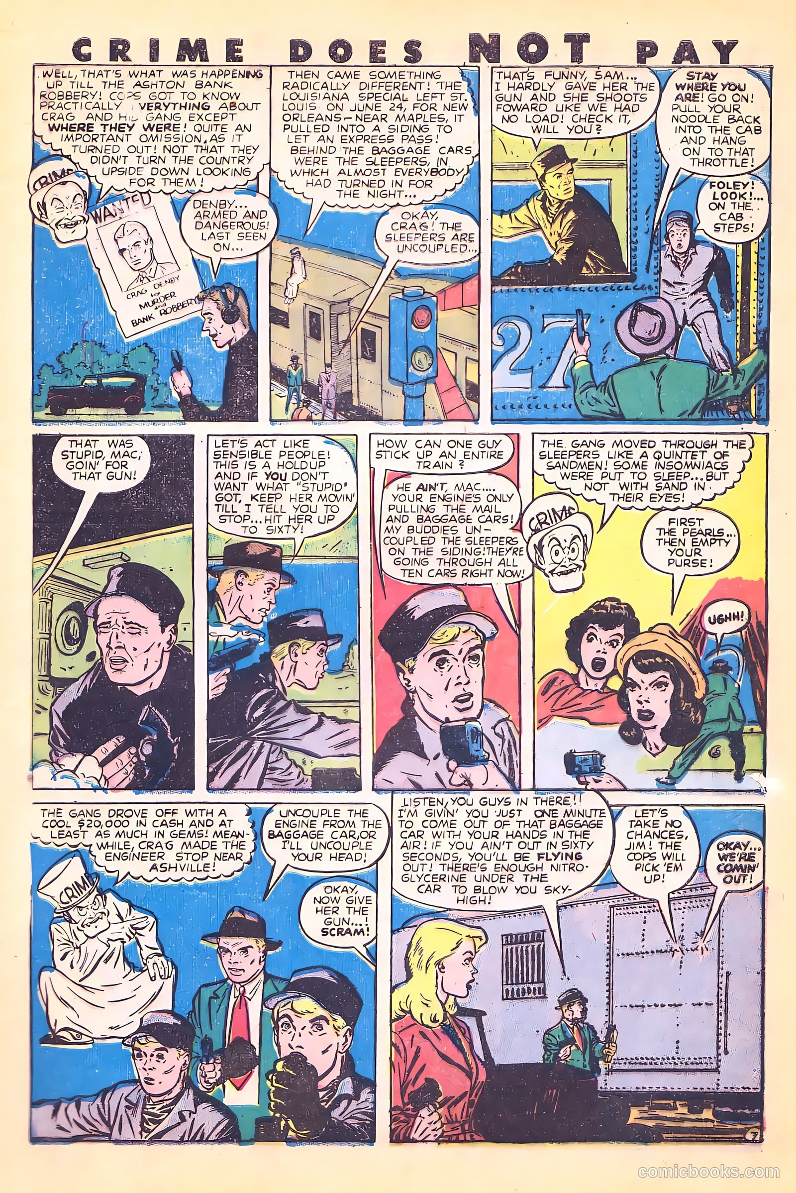 Crime Does Not Pay #72 (1949) — page 9 of 54
