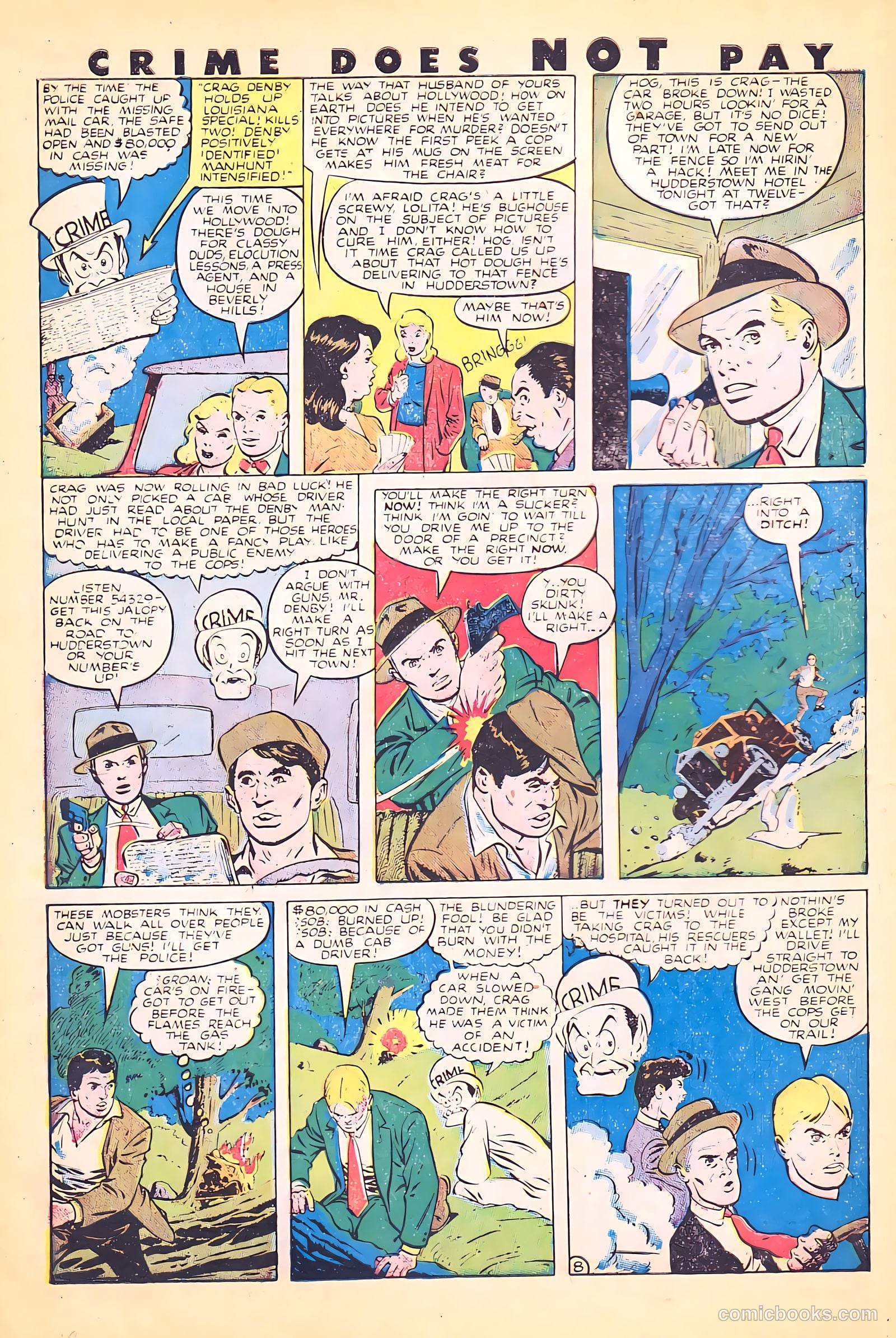 Crime Does Not Pay #72 (1949) — page 10 of 54