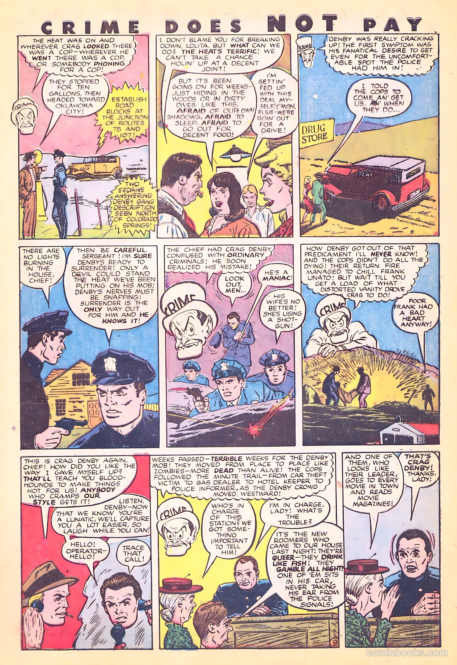 Crime Does Not Pay #72 (1949) — page 11 of 54