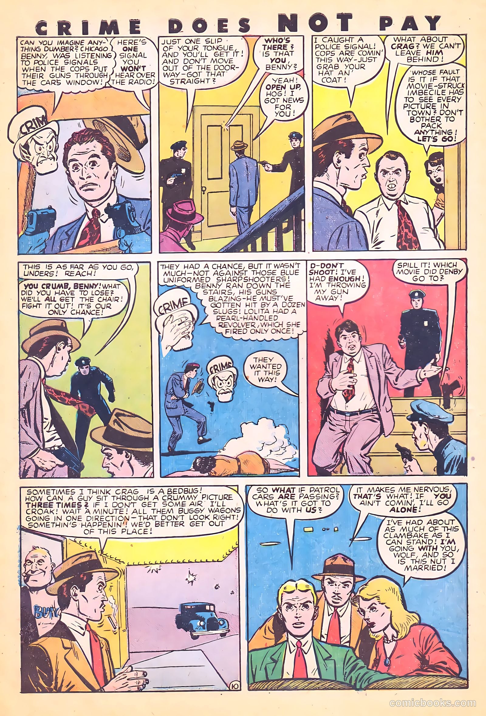 Crime Does Not Pay #72 (1949) — page 12 of 54