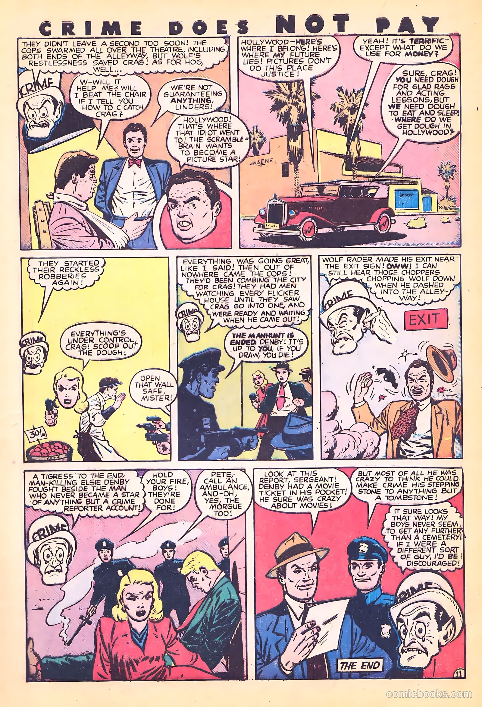 Crime Does Not Pay #72 (1949) — page 13 of 54