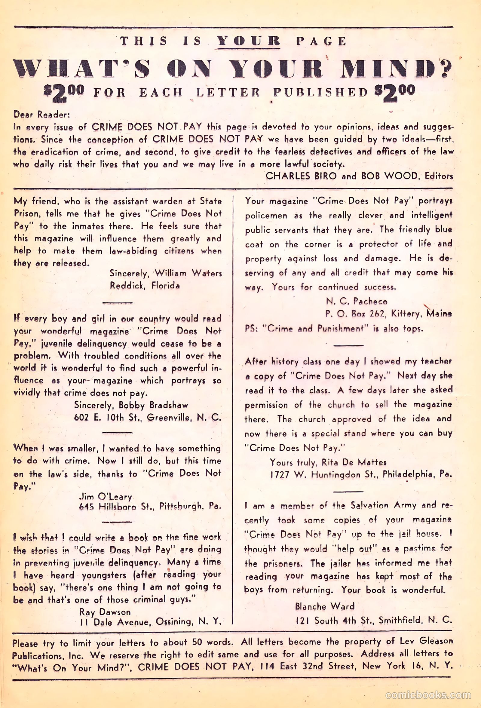 Crime Does Not Pay #72 (1949) — page 16 of 54