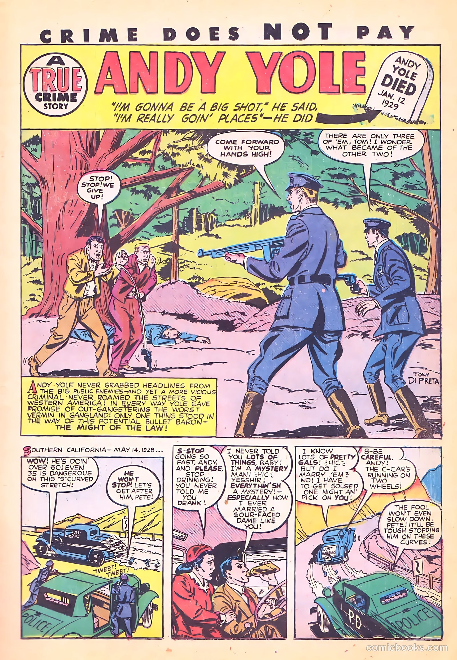 Crime Does Not Pay #72 (1949) — page 17 of 54