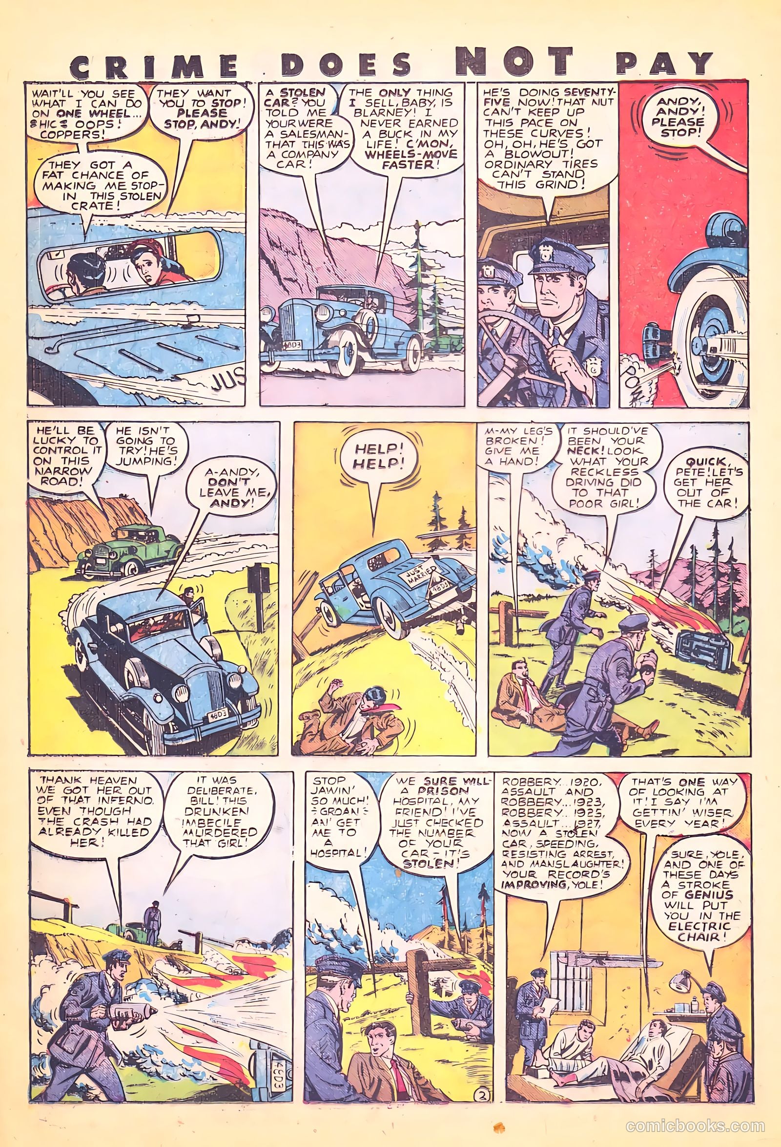 Crime Does Not Pay #72 (1949) — page 18 of 54