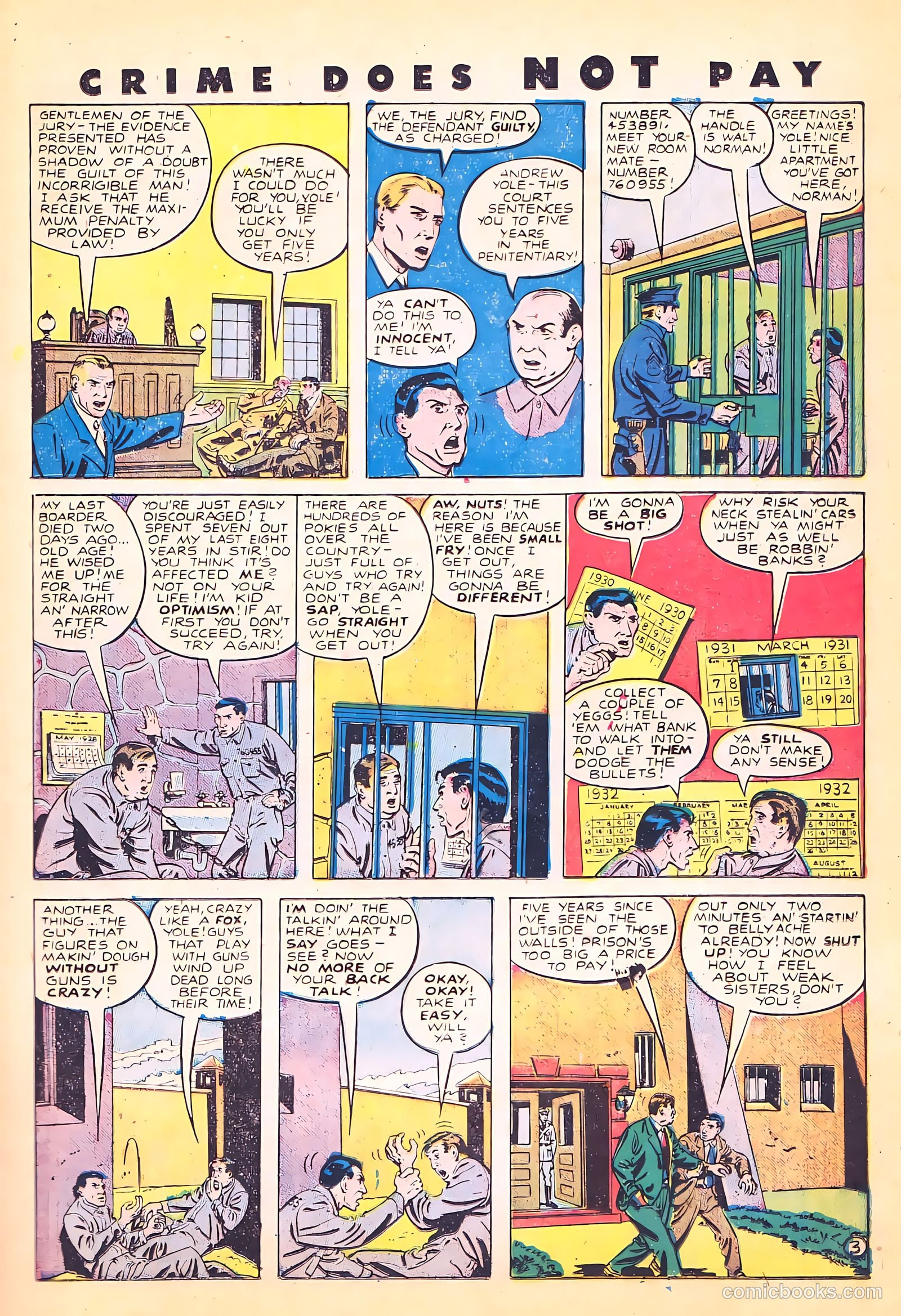 Crime Does Not Pay #72 (1949) — page 19 of 54