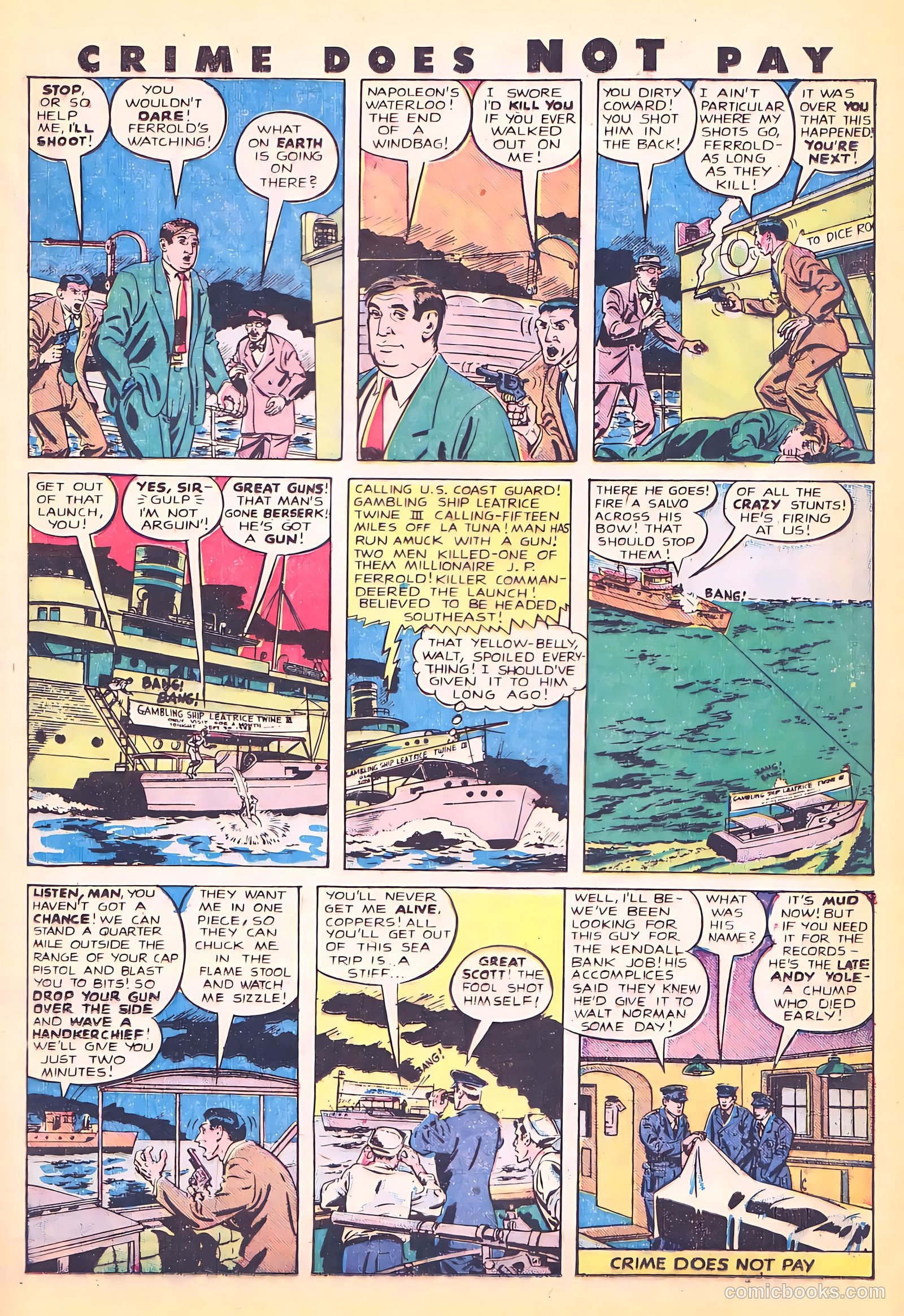 Crime Does Not Pay #72 (1949) — page 25 of 54