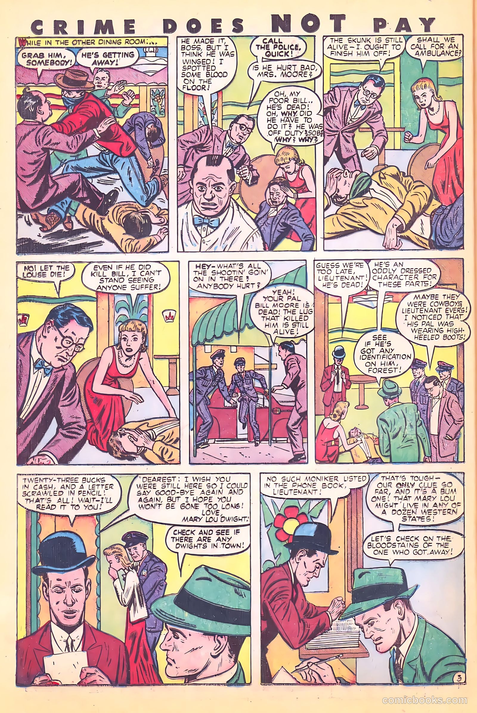 Crime Does Not Pay #72 (1949) — page 31 of 54