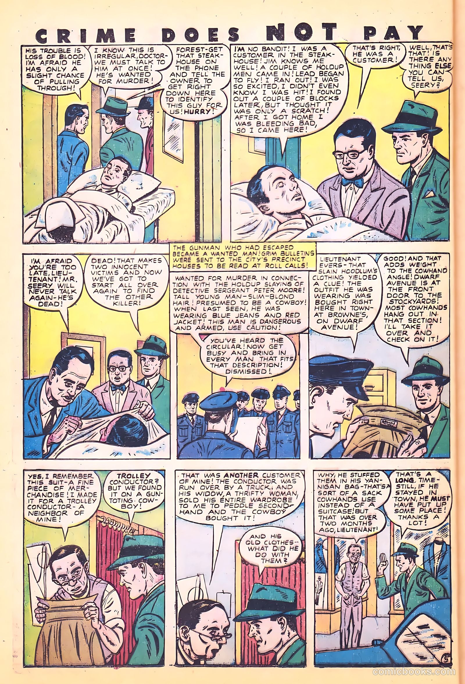 Crime Does Not Pay #72 (1949) — page 33 of 54