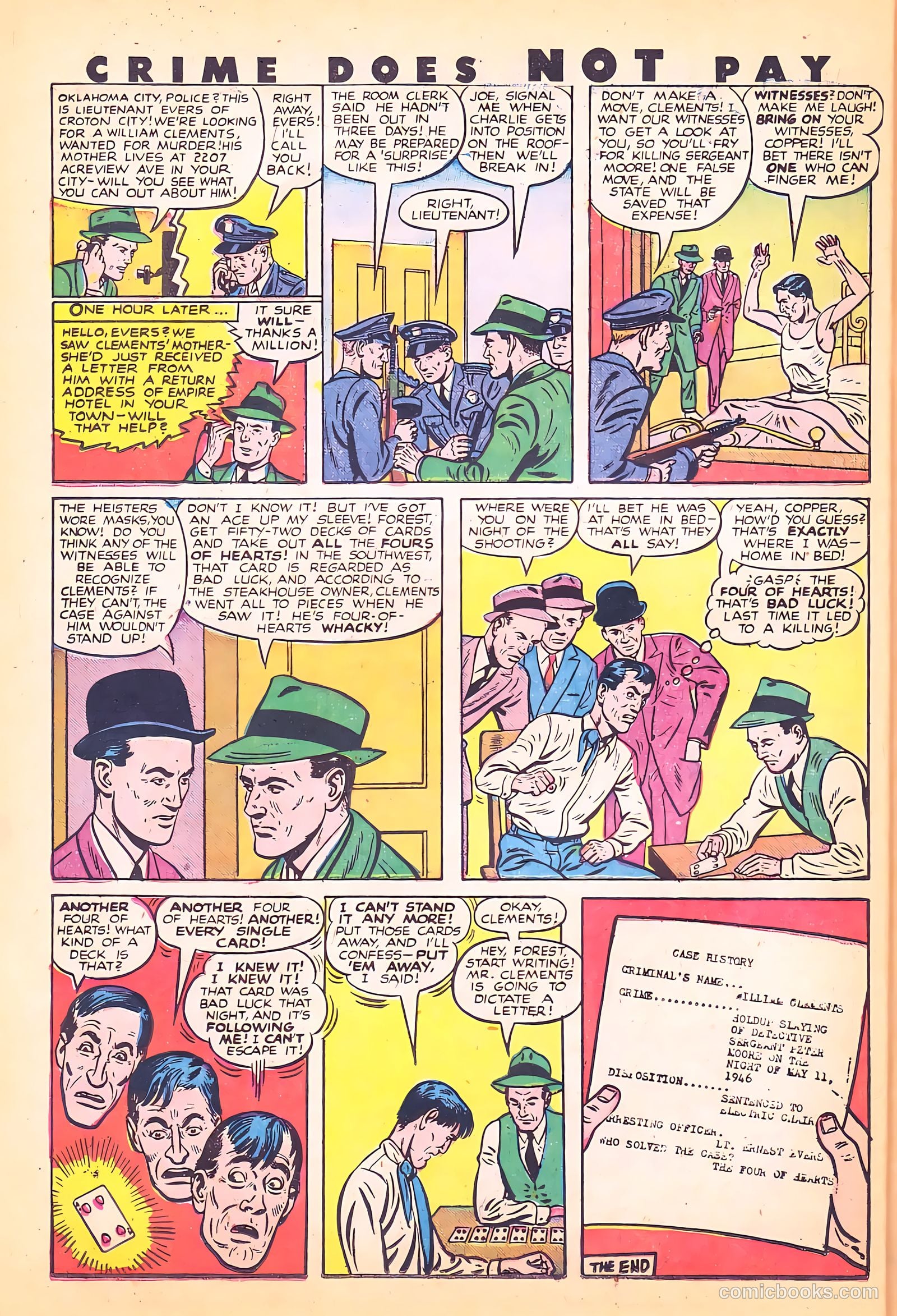 Crime Does Not Pay #72 (1949) — page 37 of 54