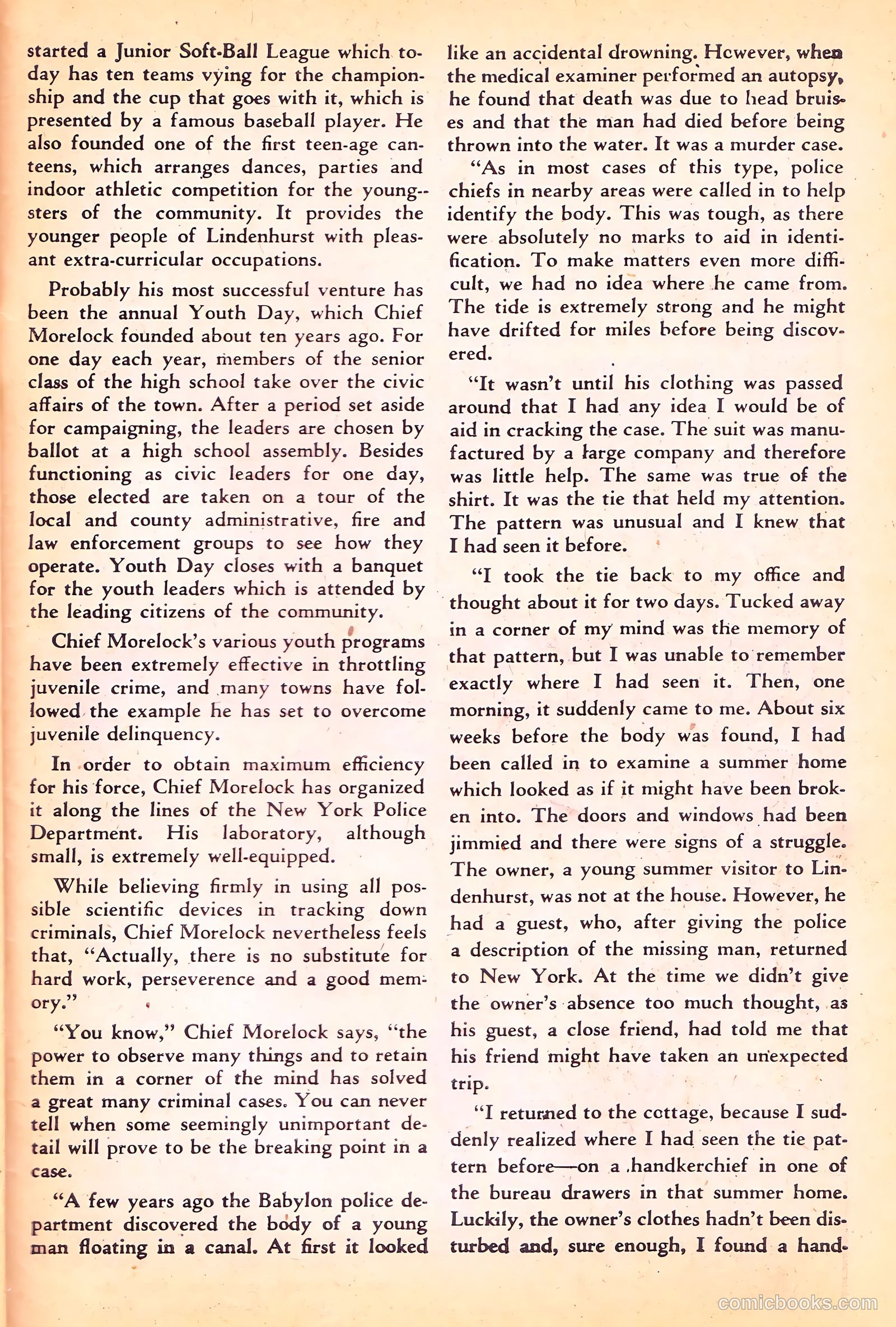 Crime Does Not Pay #72 (1949) — page 40 of 54