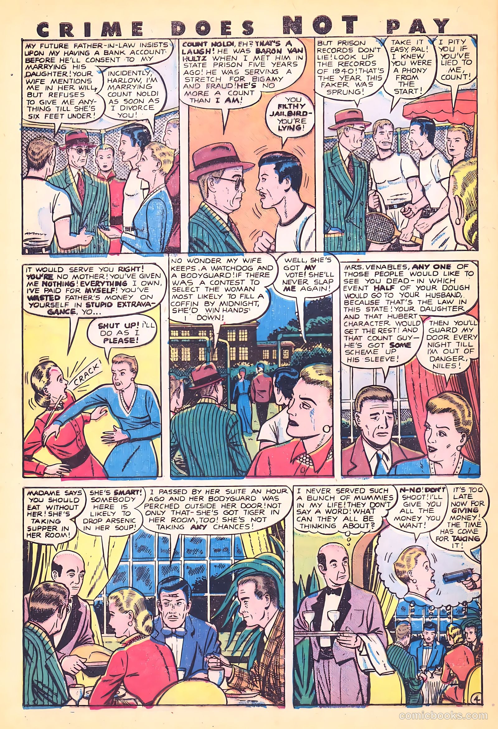 Crime Does Not Pay #72 (1949) — page 45 of 54