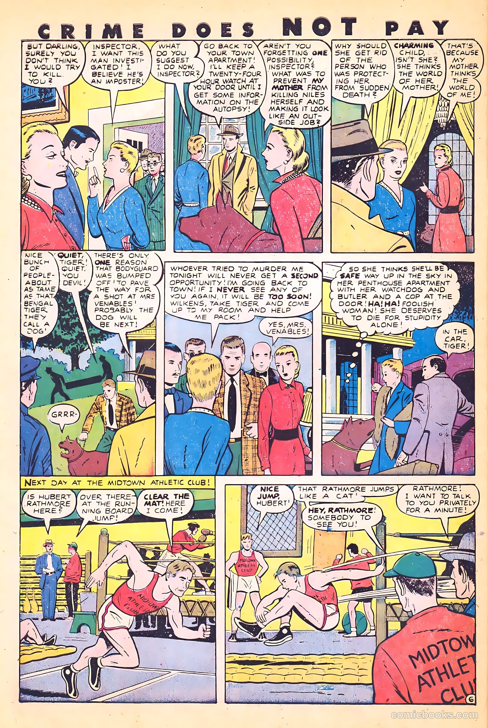 Crime Does Not Pay #72 (1949) — page 47 of 54