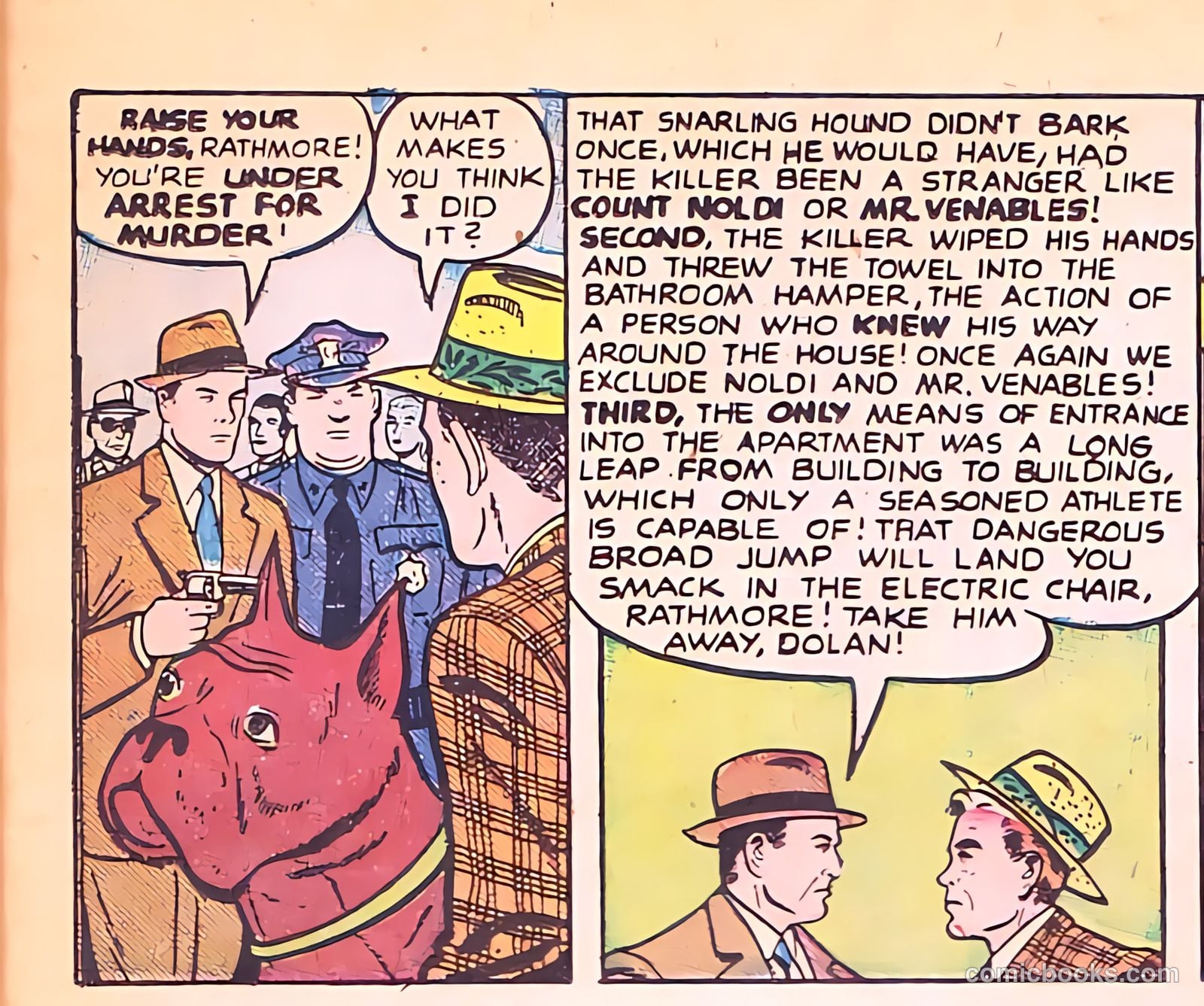 Crime Does Not Pay #72 (1949) — page 50 of 54