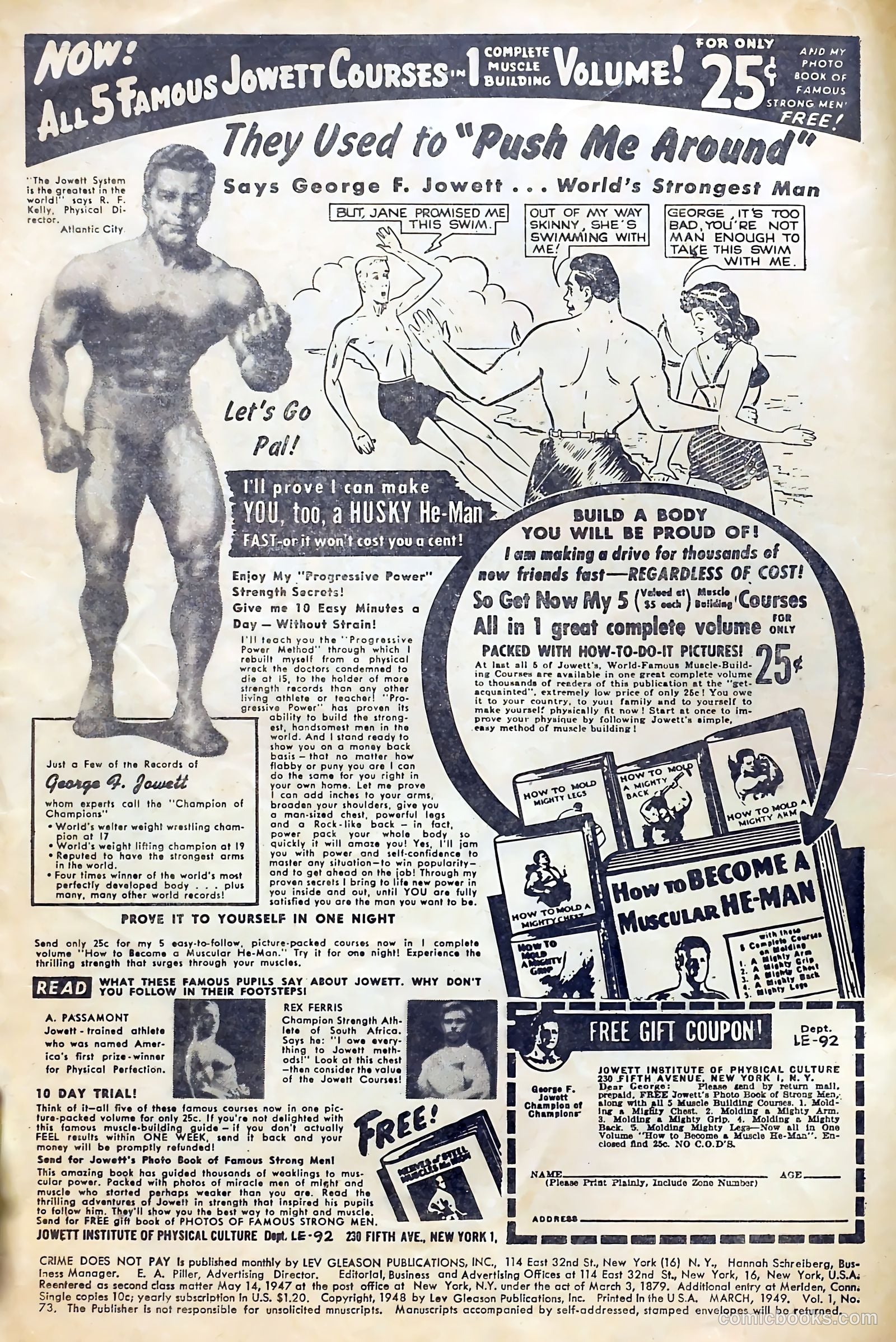 Crime Does Not Pay #73 (1949) — page 2 of 54