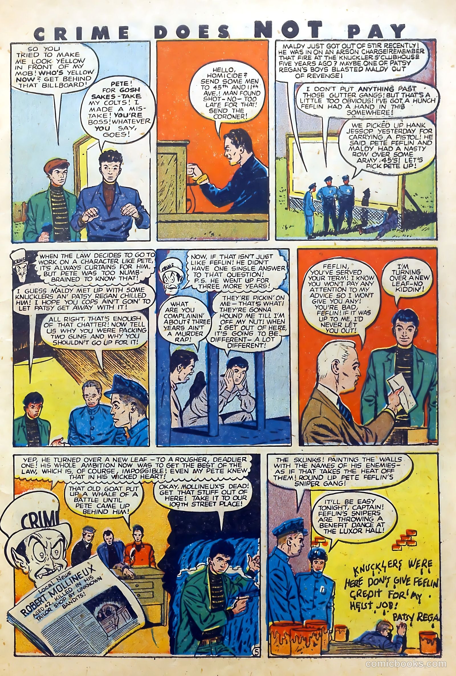 Crime Does Not Pay #73 (1949) — page 7 of 54