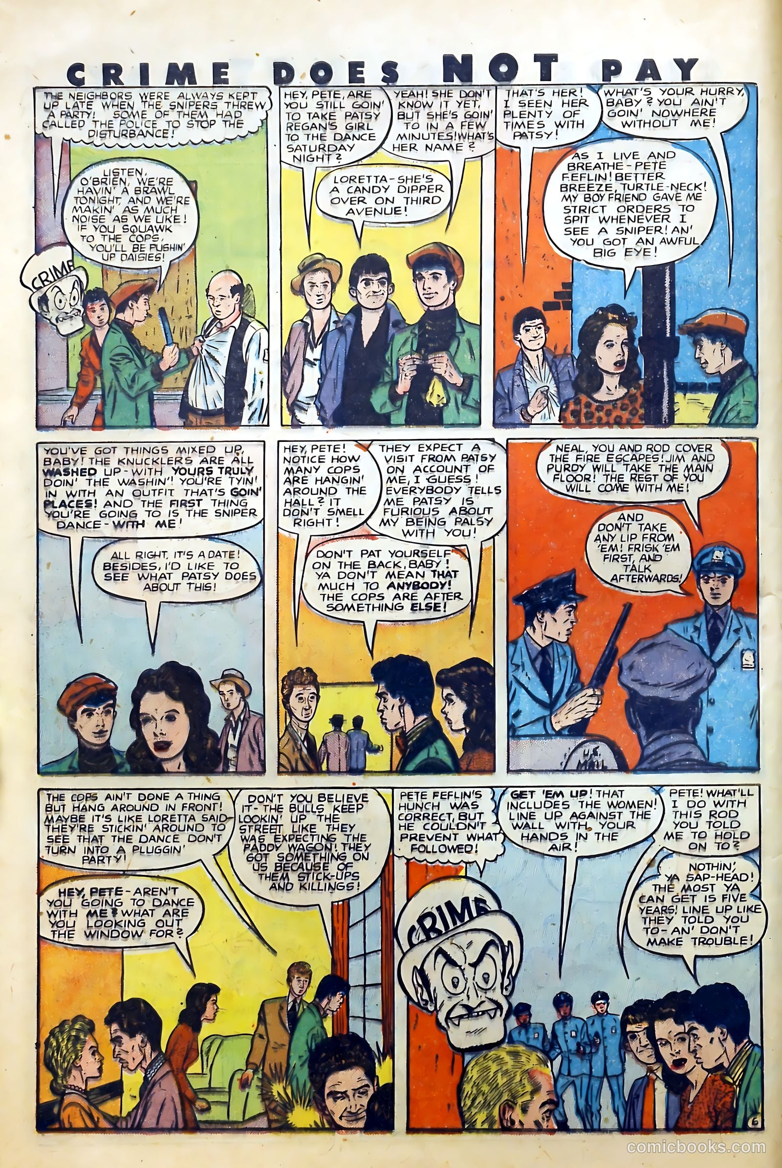 Crime Does Not Pay #73 (1949) — page 8 of 54