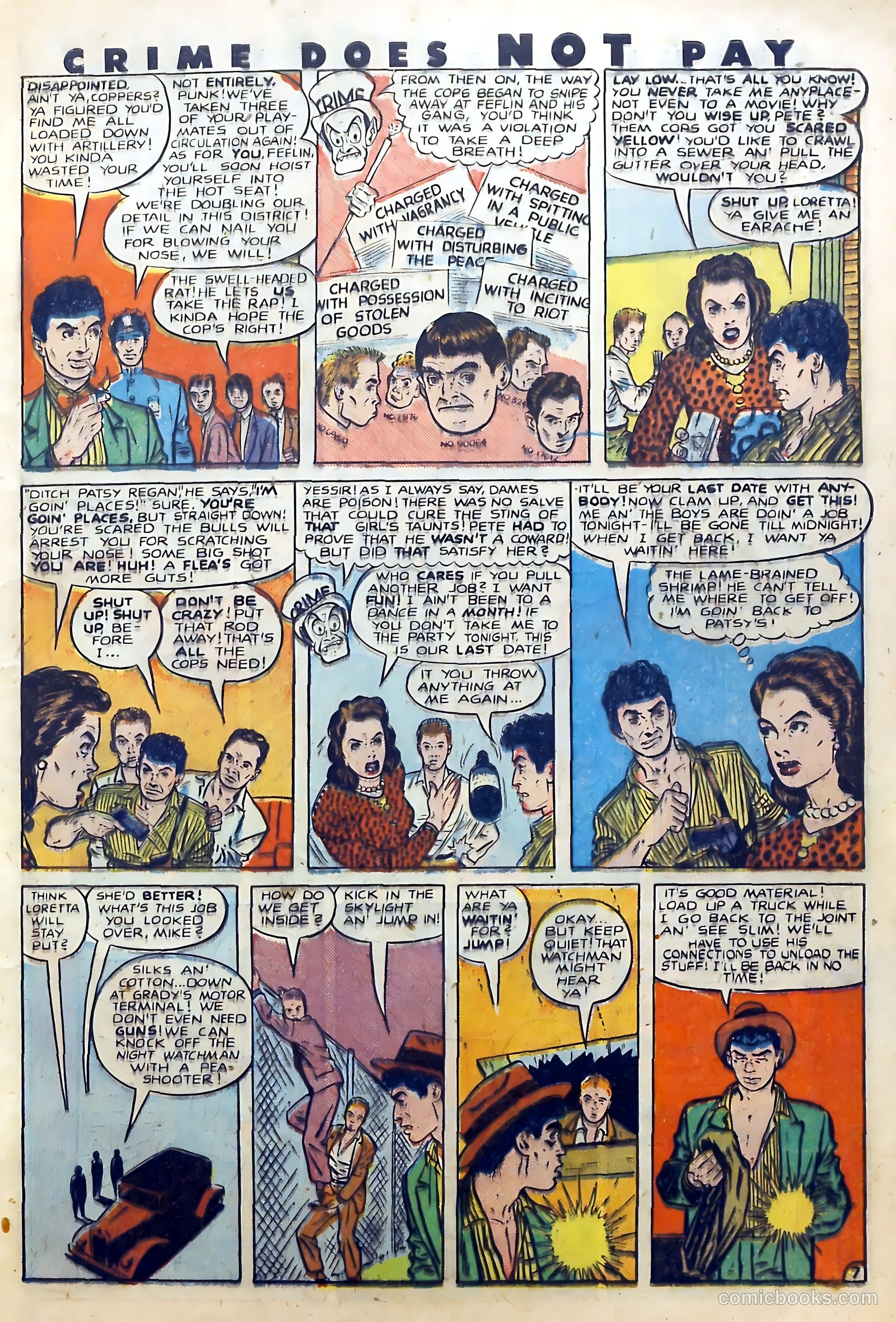 Crime Does Not Pay #73 (1949) — page 9 of 54