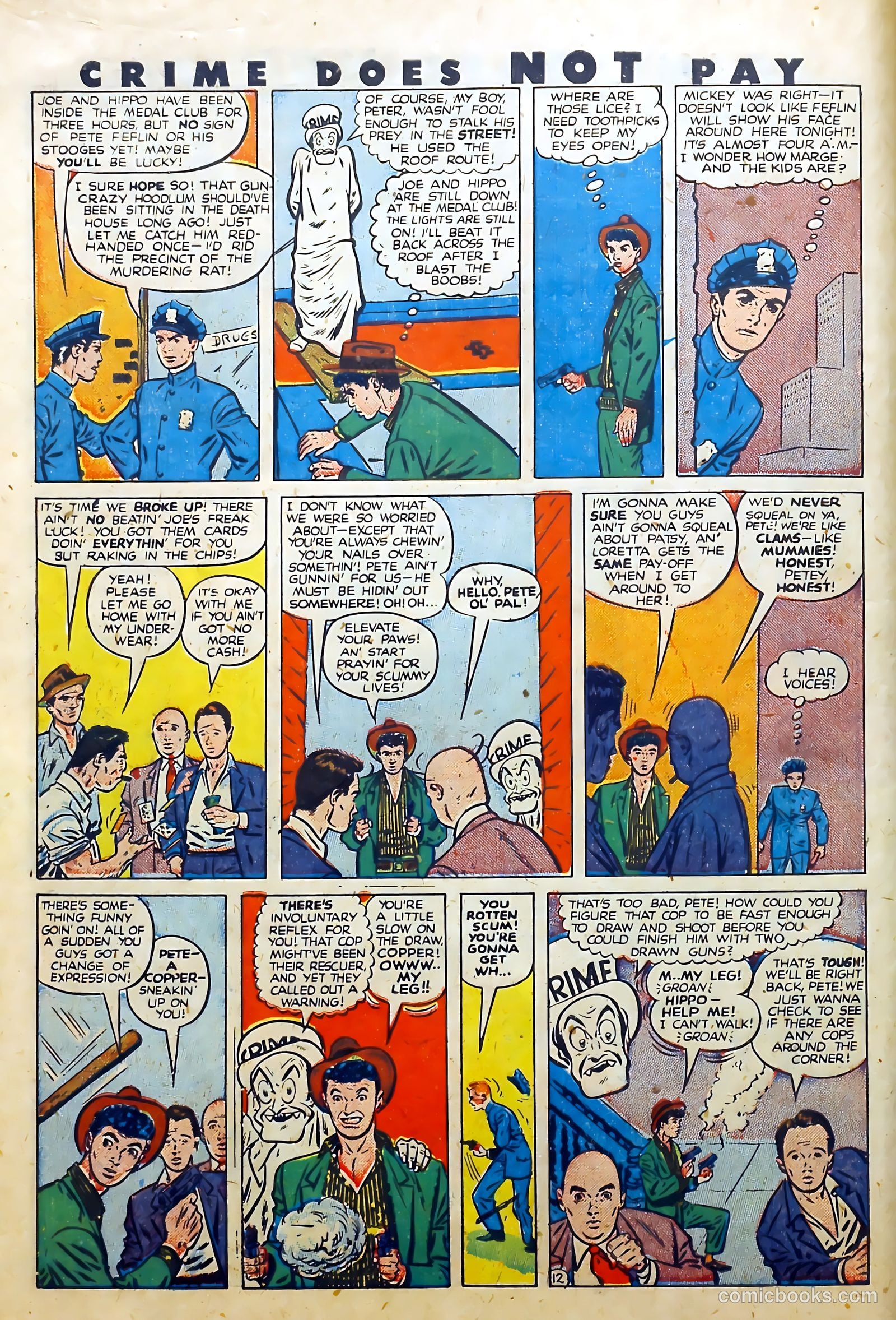 Crime Does Not Pay #73 (1949) — page 14 of 54