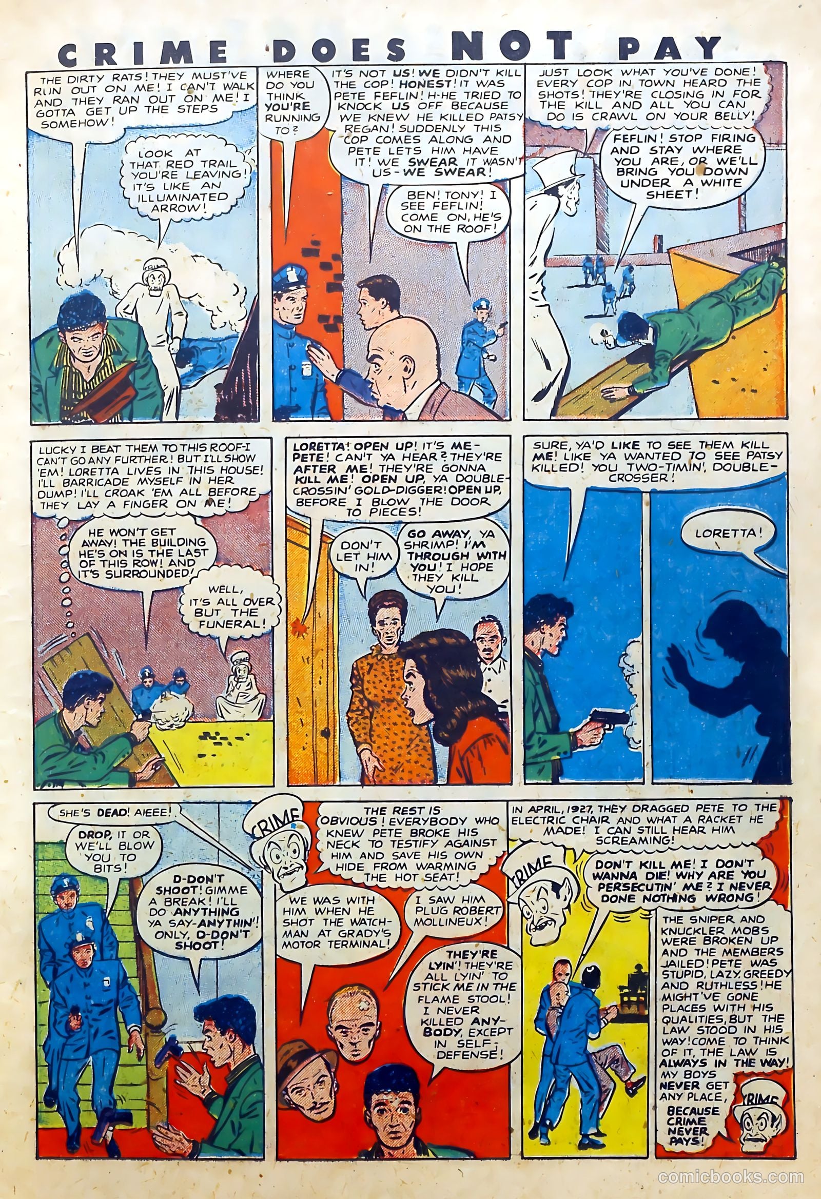 Crime Does Not Pay #73 (1949) — page 15 of 54