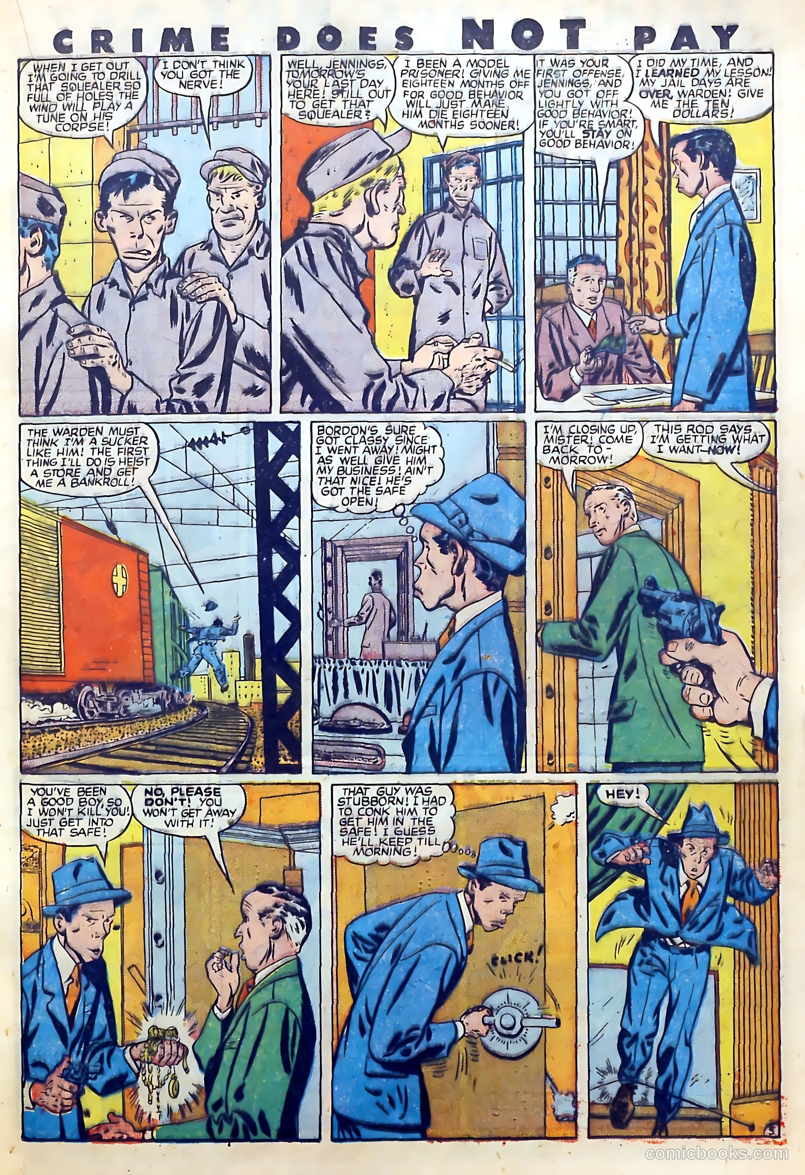 Crime Does Not Pay #73 (1949) — page 21 of 54