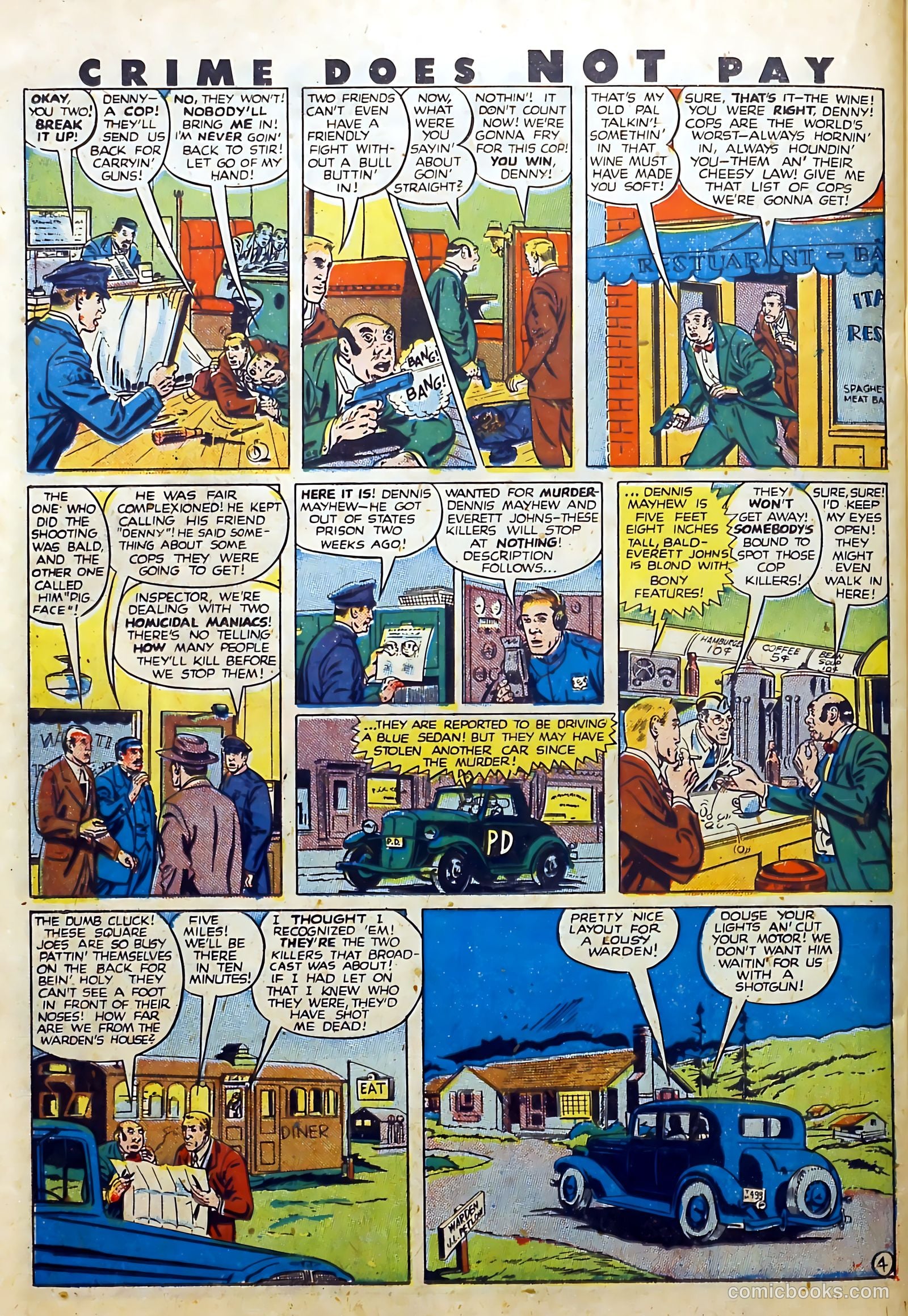 Crime Does Not Pay #73 (1949) — page 34 of 54
