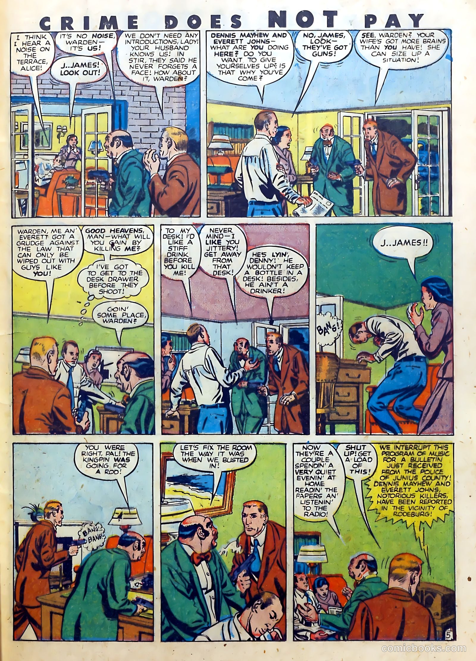 Crime Does Not Pay #73 (1949) — page 35 of 54