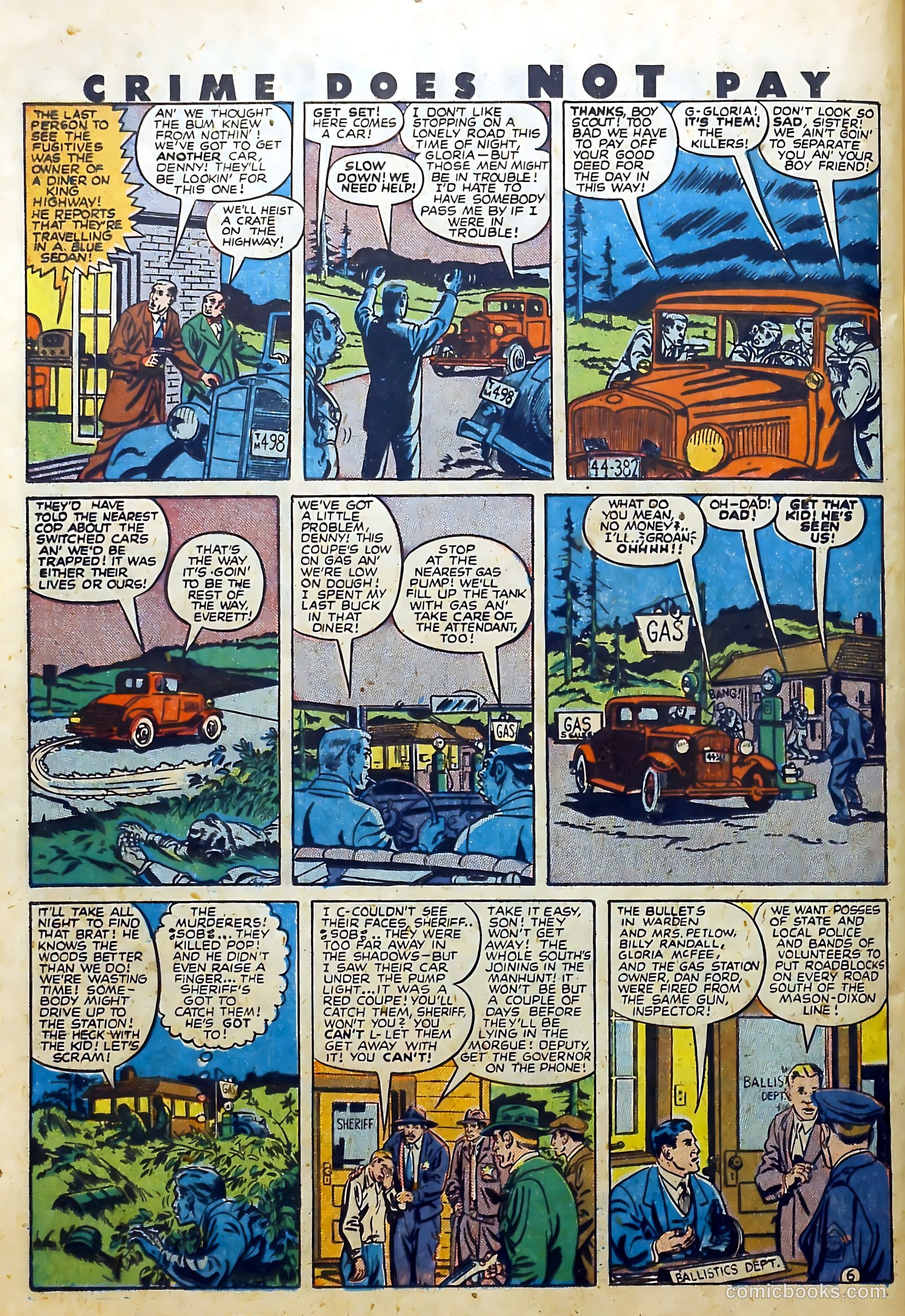 Crime Does Not Pay #73 (1949) — page 36 of 54