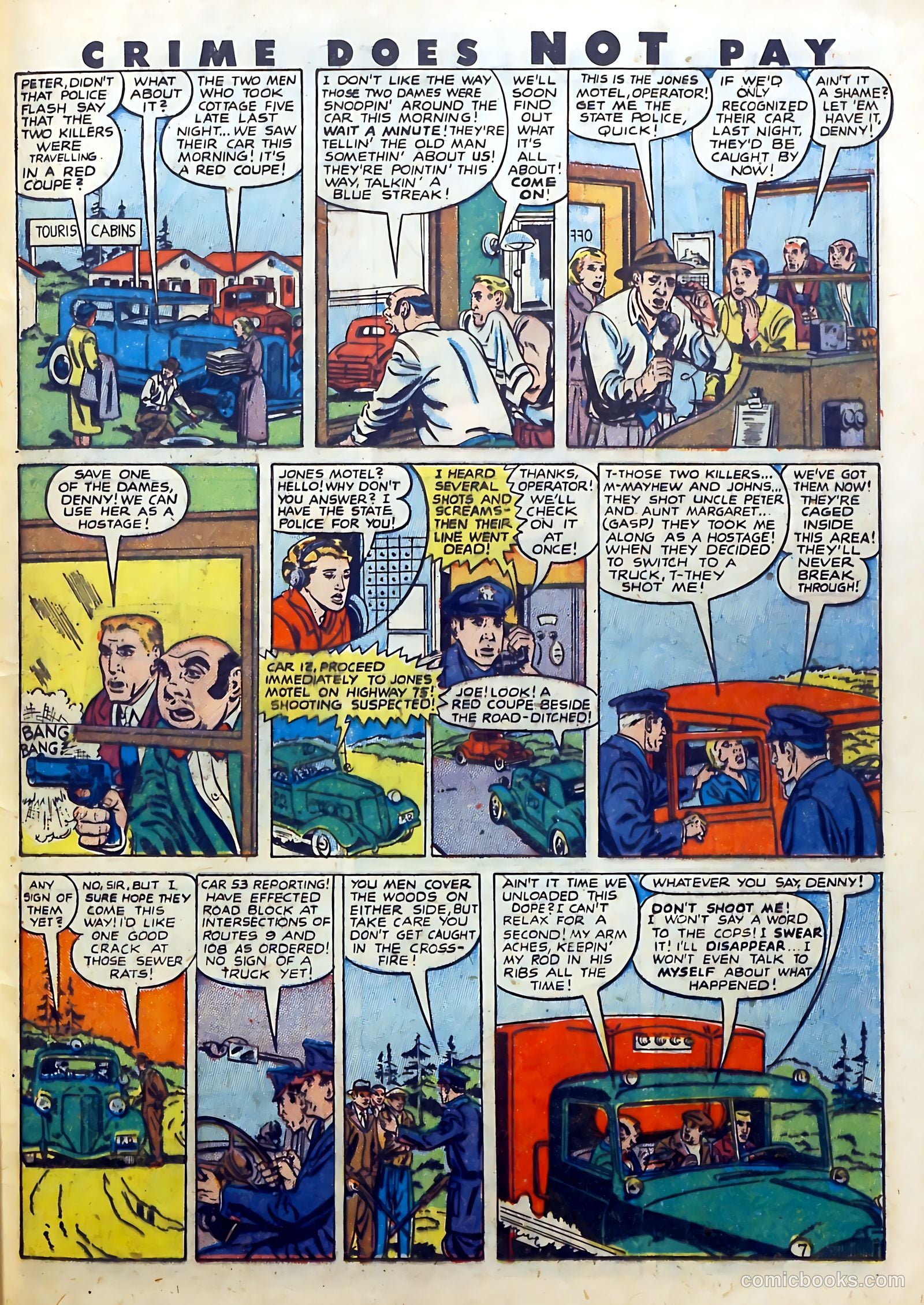 Crime Does Not Pay #73 (1949) — page 37 of 54