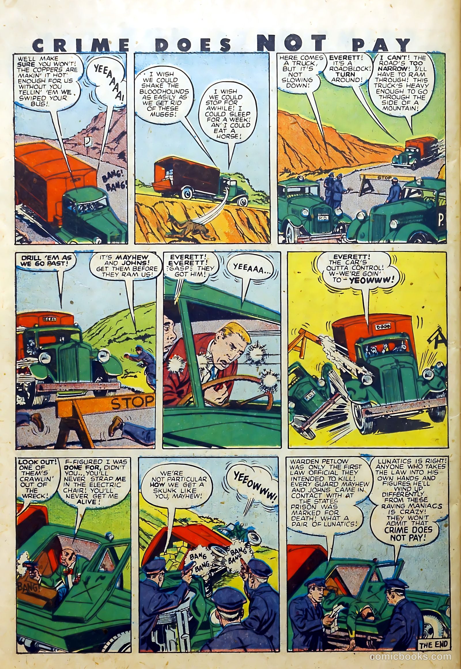 Crime Does Not Pay #73 (1949) — page 38 of 54