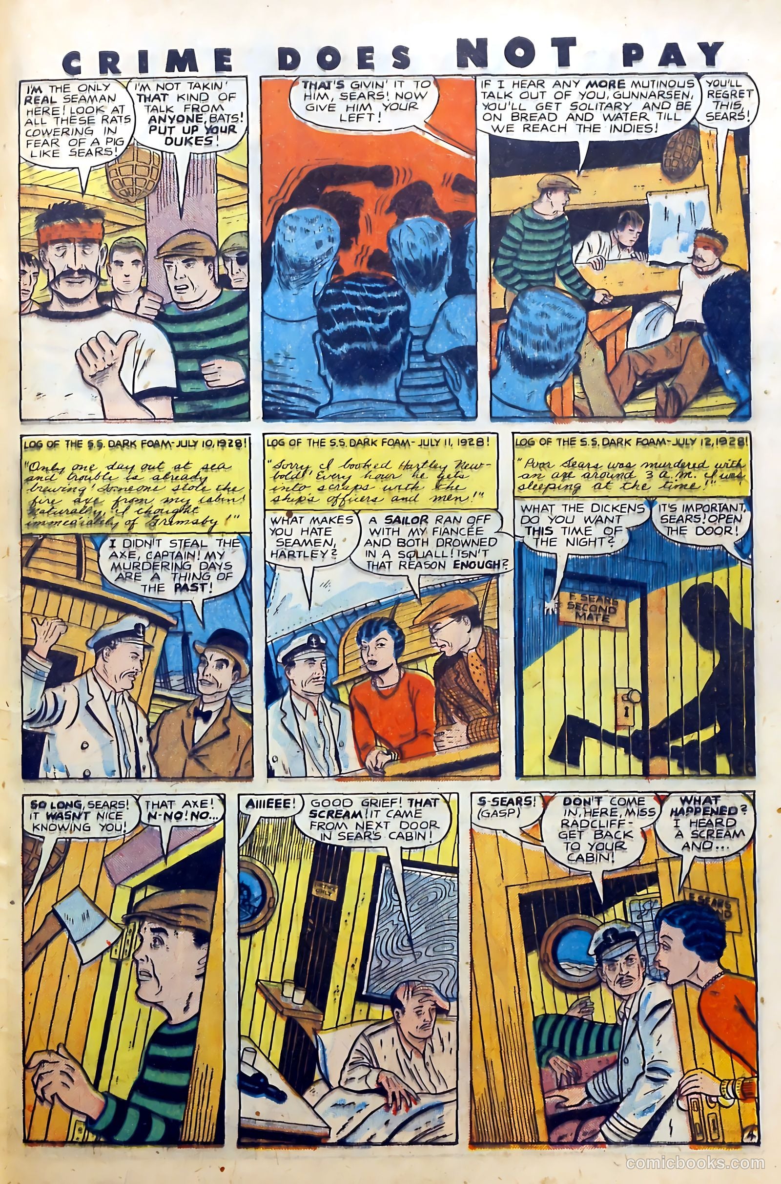 Crime Does Not Pay #73 (1949) — page 45 of 54