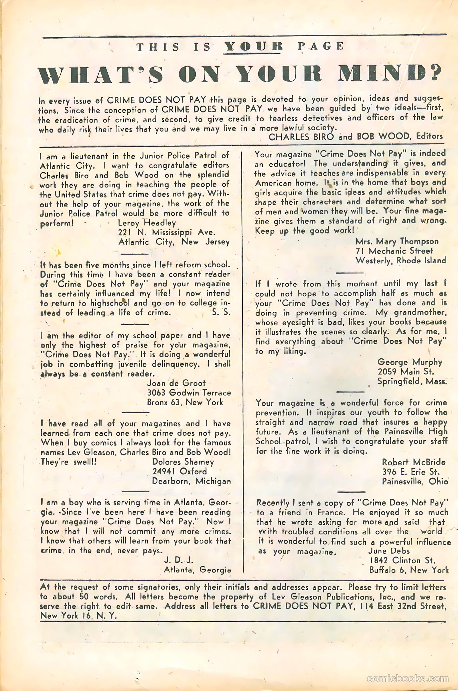 Crime Does Not Pay #74 (1949) — page 29 of 53